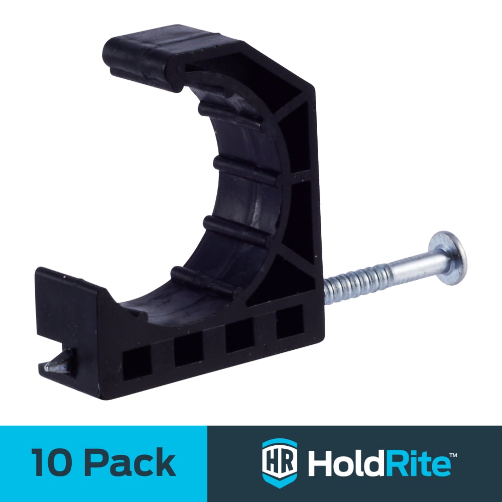 HoldRite 193Z10 10 -Pack 1-in to 1-in dia Plastic Half clamp