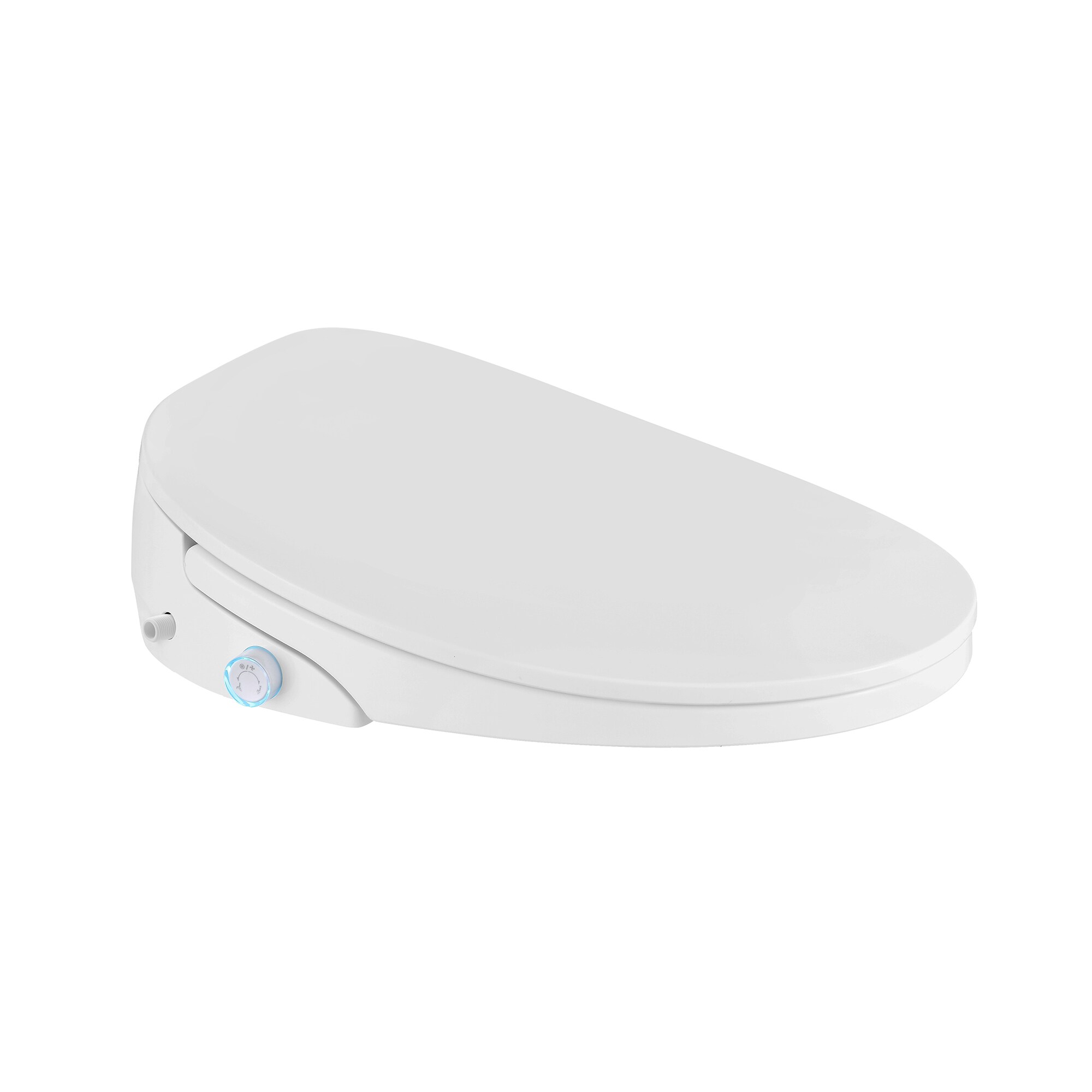 Halo Plastic White Elongated Soft Close Bidet Toilet Seat | - OVE Decors 15WST-ENLE16-WHT