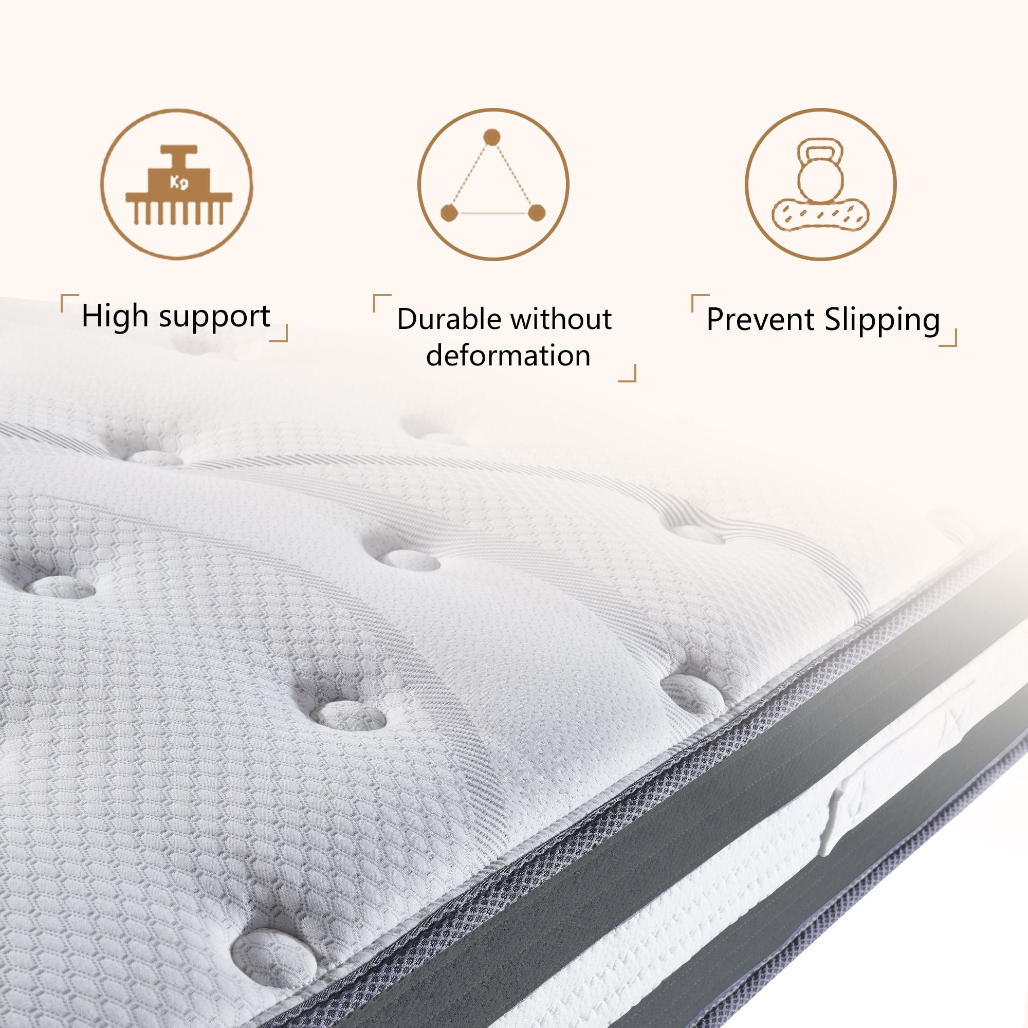 CASAINC TMM-WF-SN-M008-Q Mattresses-Boxsprings - View #2