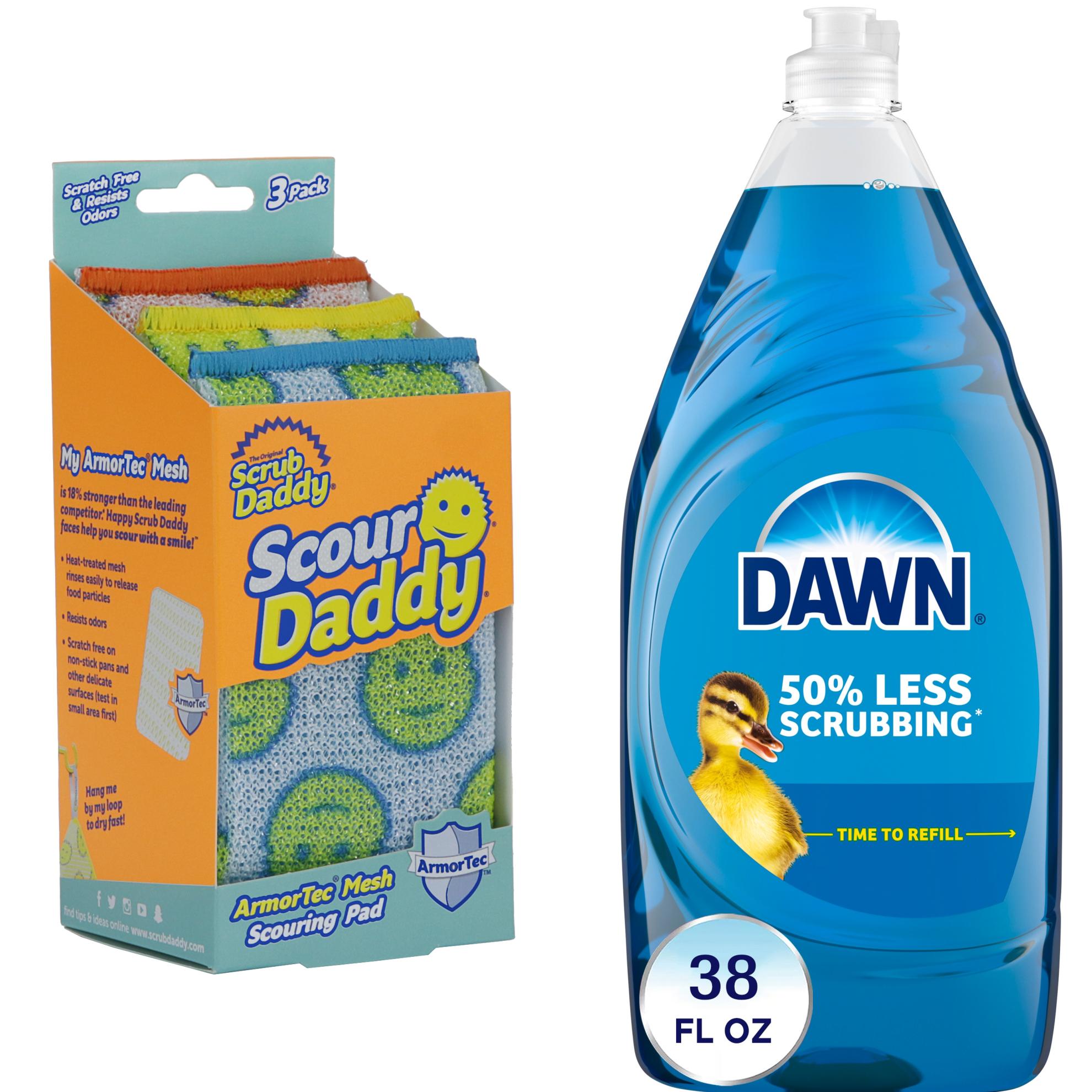 Scrub Daddy  Deep Clean Duo - Dawn 39 fl-oz Dish Soap and Scour Daddy Scouring Pad