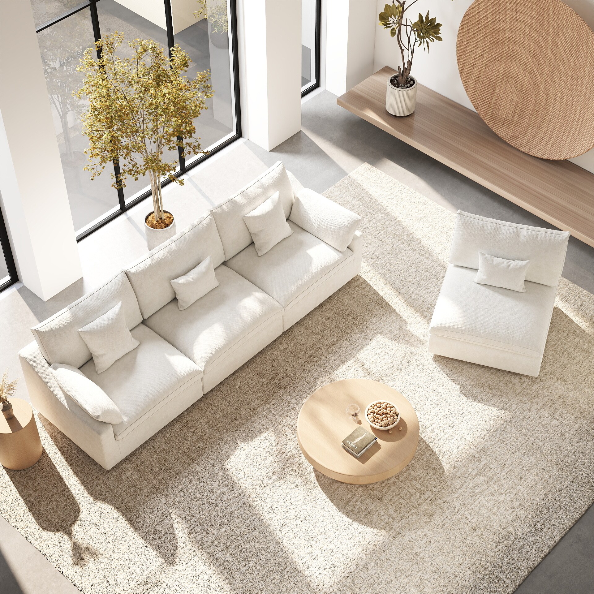 BuotiqHom DH-S4-140WE Sofas-Loveseats - View #3