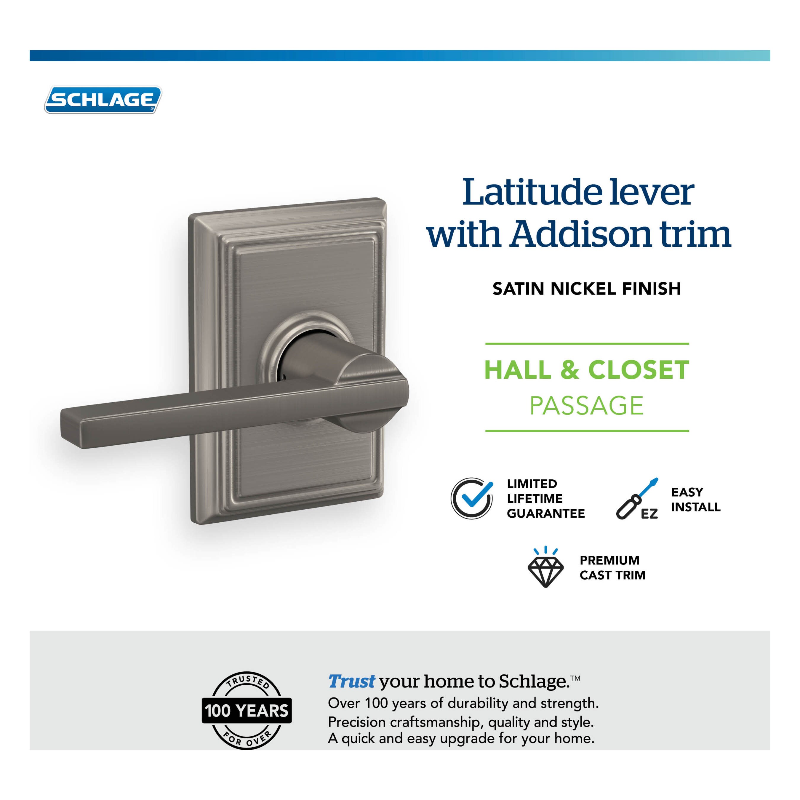 Schlage F10 LAT 619 ADD Door-Handles - View #6