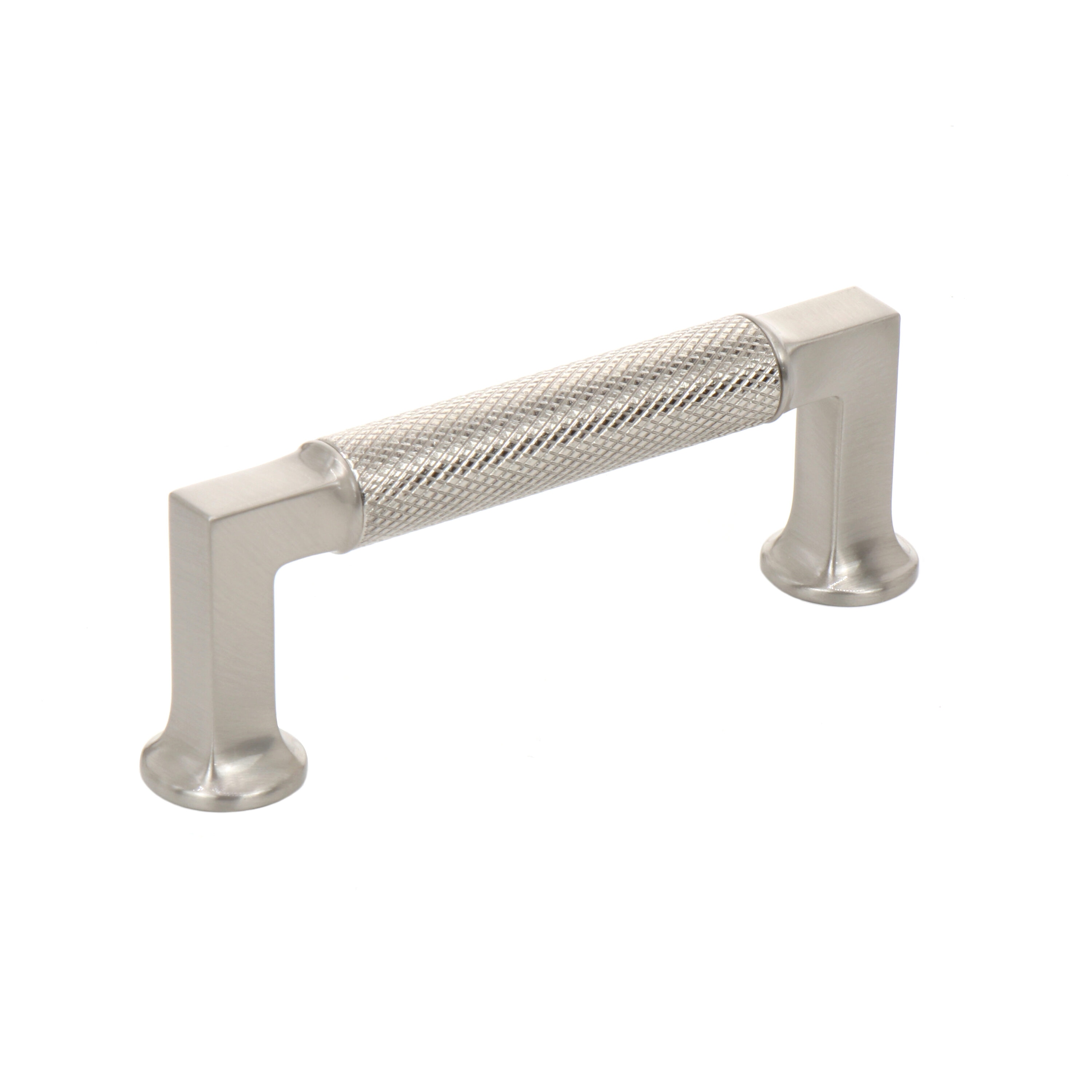 allen + roth CAB-076-446-SN-6P Elana 3-in , 76mm Center to Center Satin Nickel Rectangular Bar Drawer Pulls 6 -Pack