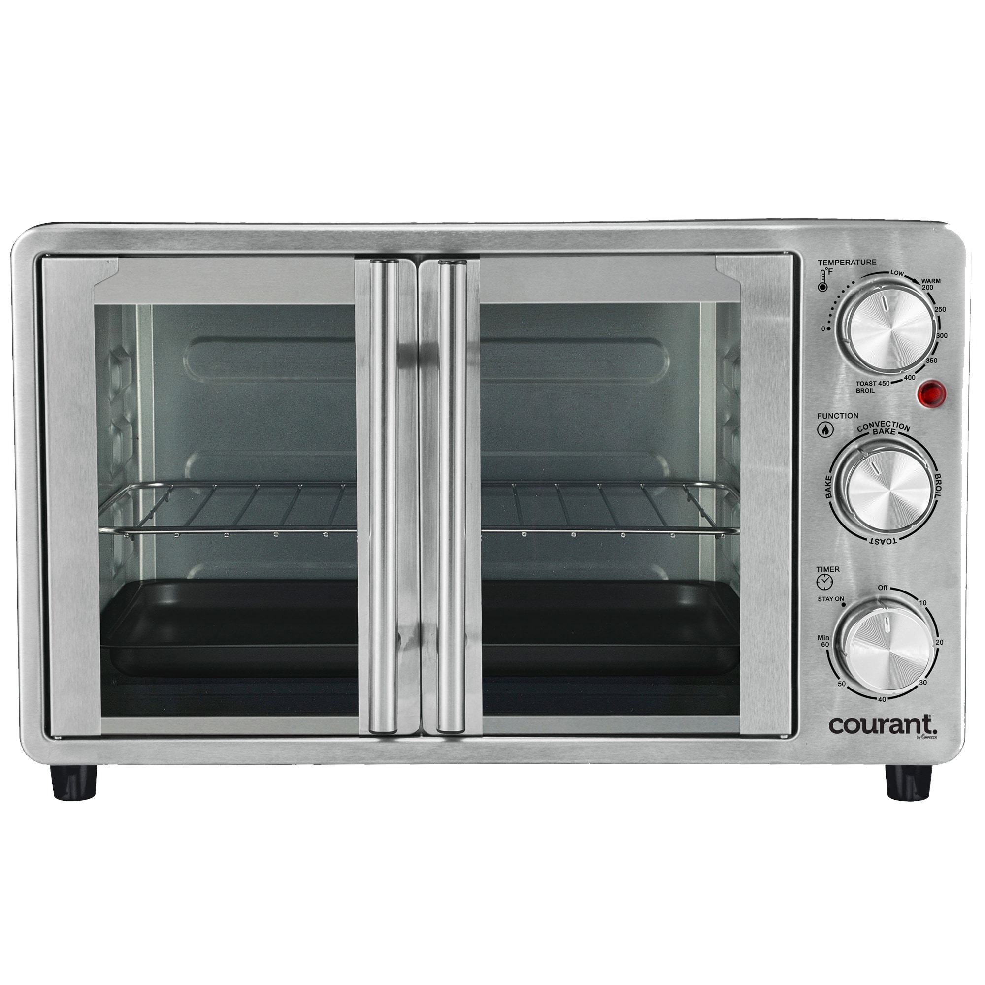 GE 6-Slice Stainless Steel Convection Toaster Oven (1500-Watt) in the  Toaster Ovens department at