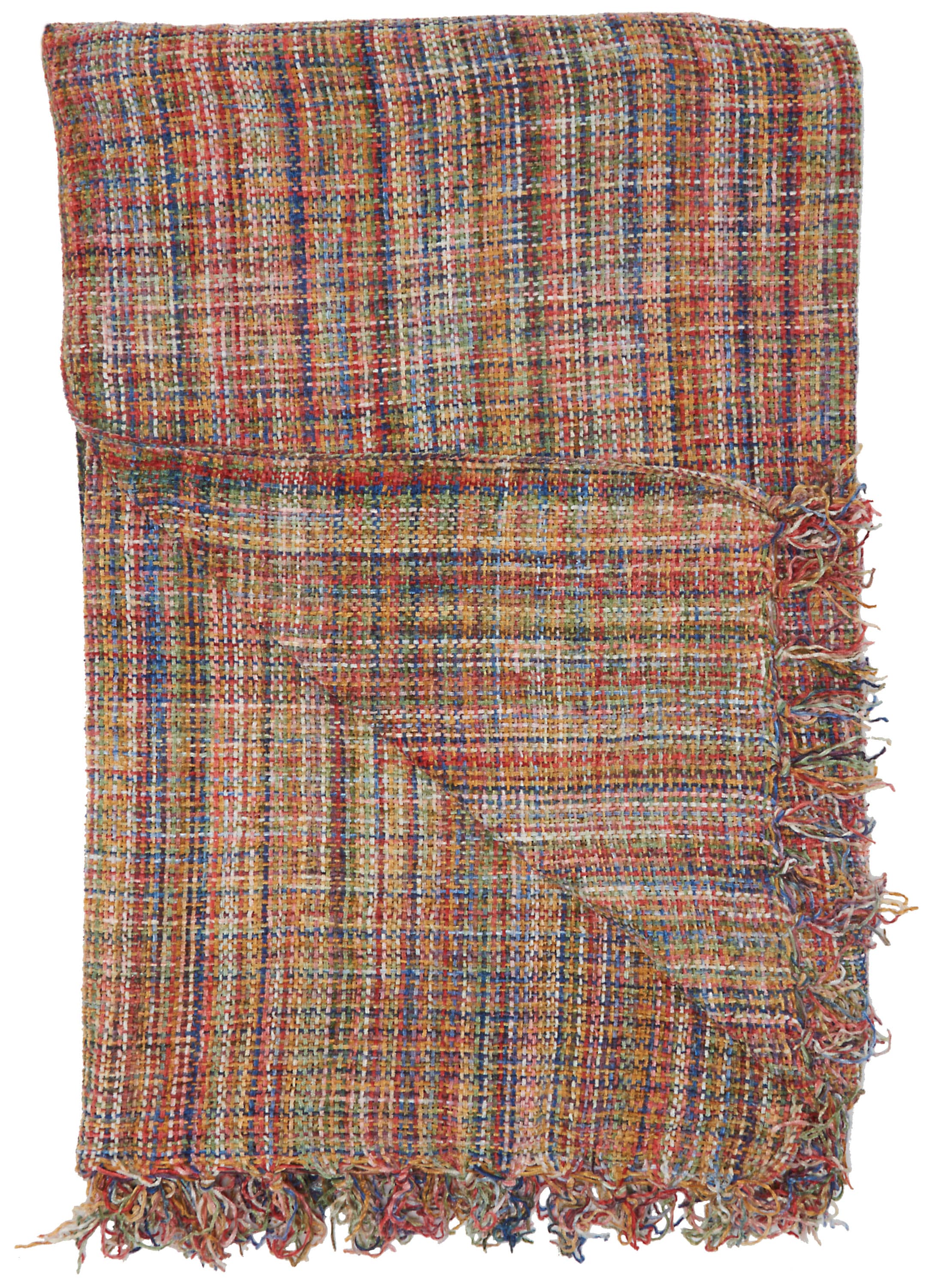 Mina Victory 798019069100 Outdoor Multicolor 50-in x 60-in Polyester Throw