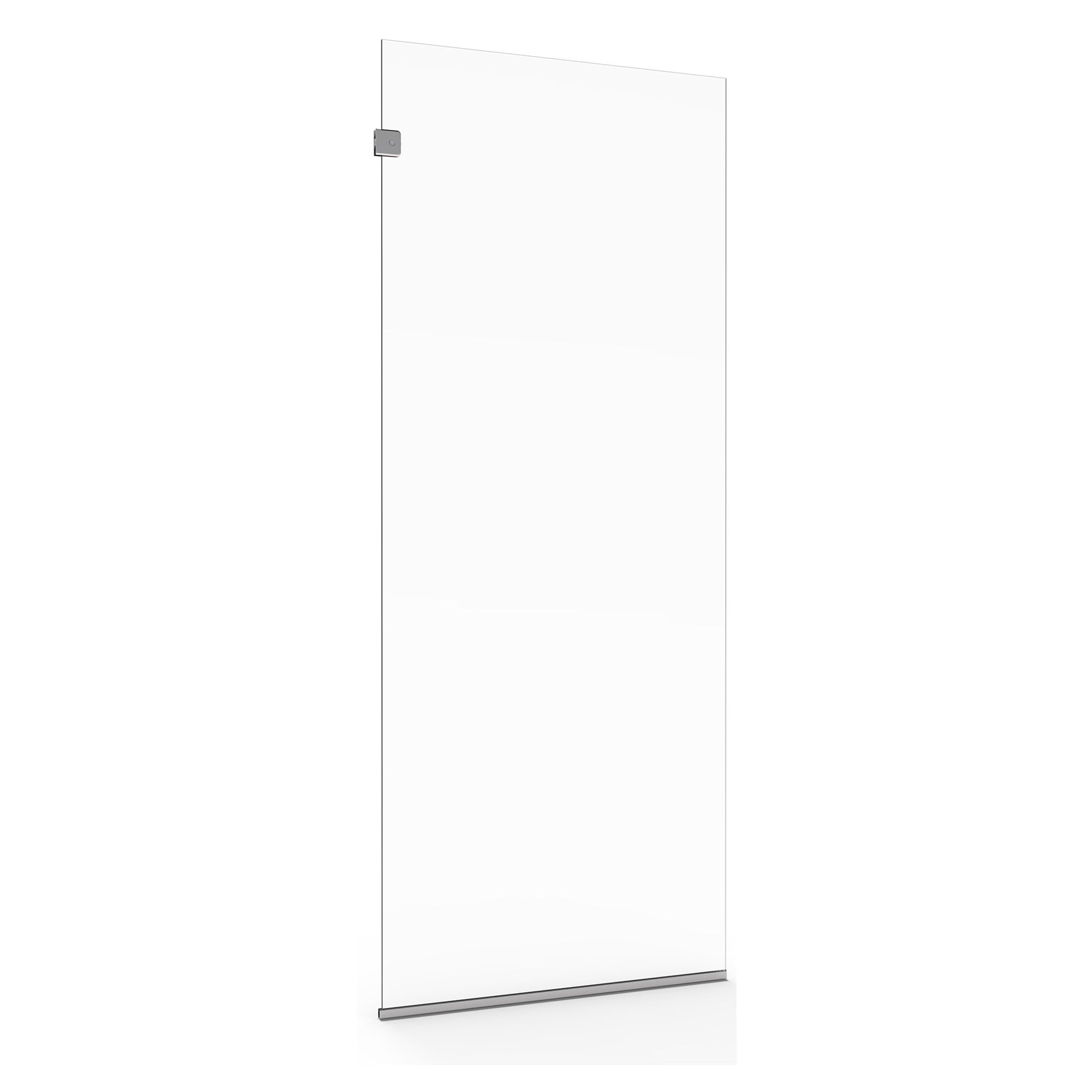 Silver Shine 60-in x 76-in Frameless Fixed Shower Door | - American Standard AM00830400.213