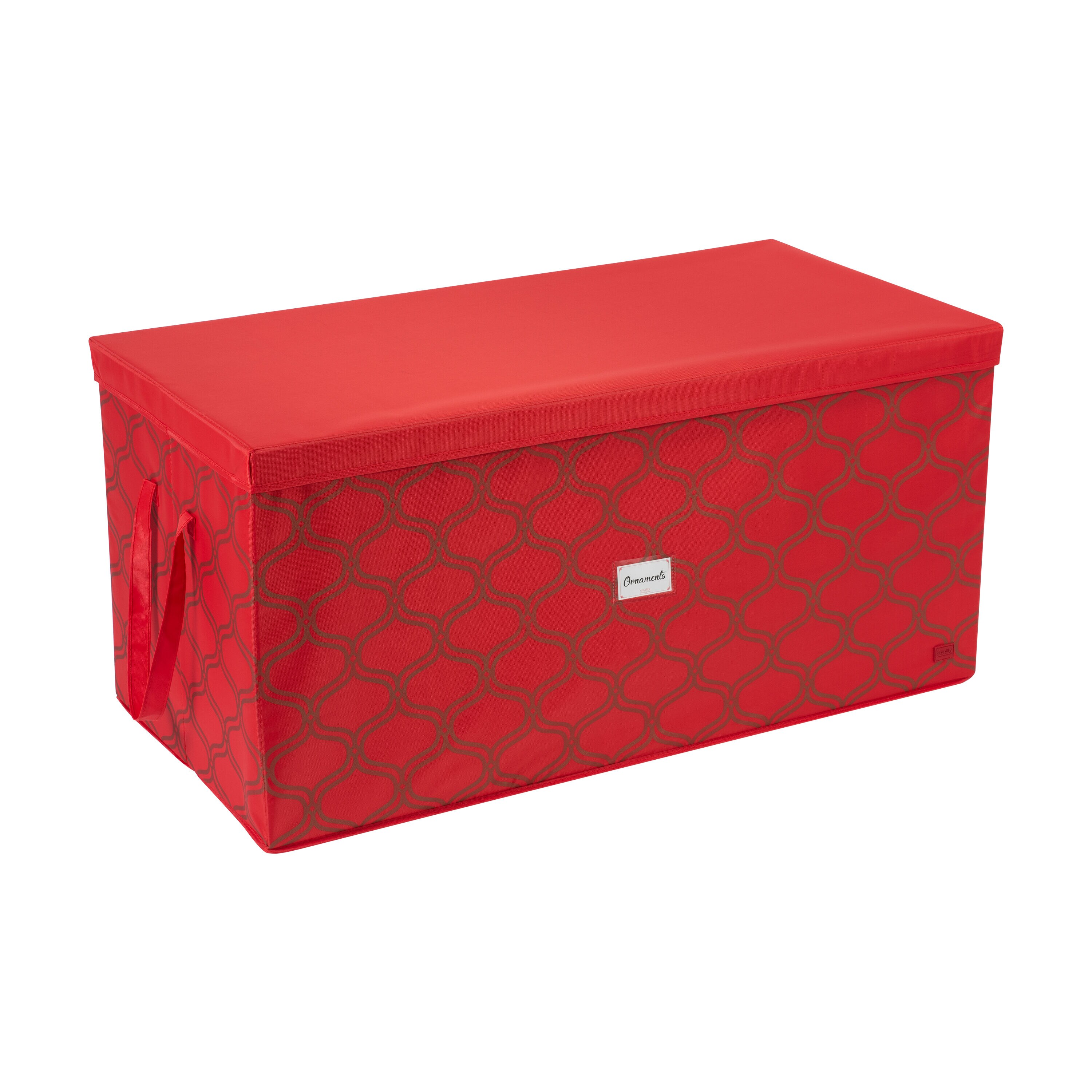 Red 10-Grid Organizer Box 9.45 x 7.09 x 1.38