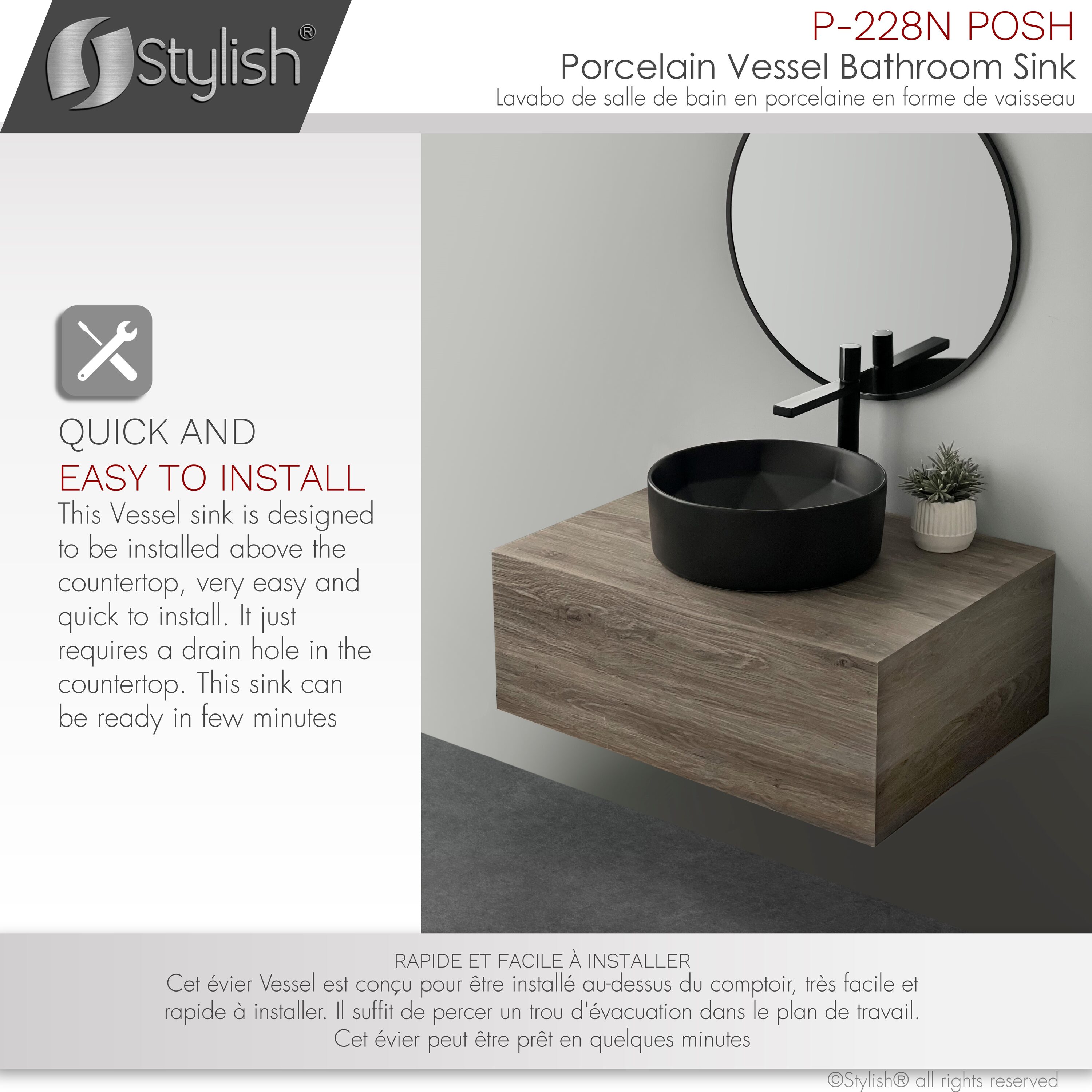 Stylish P-228N Bath-Sink - View #7
