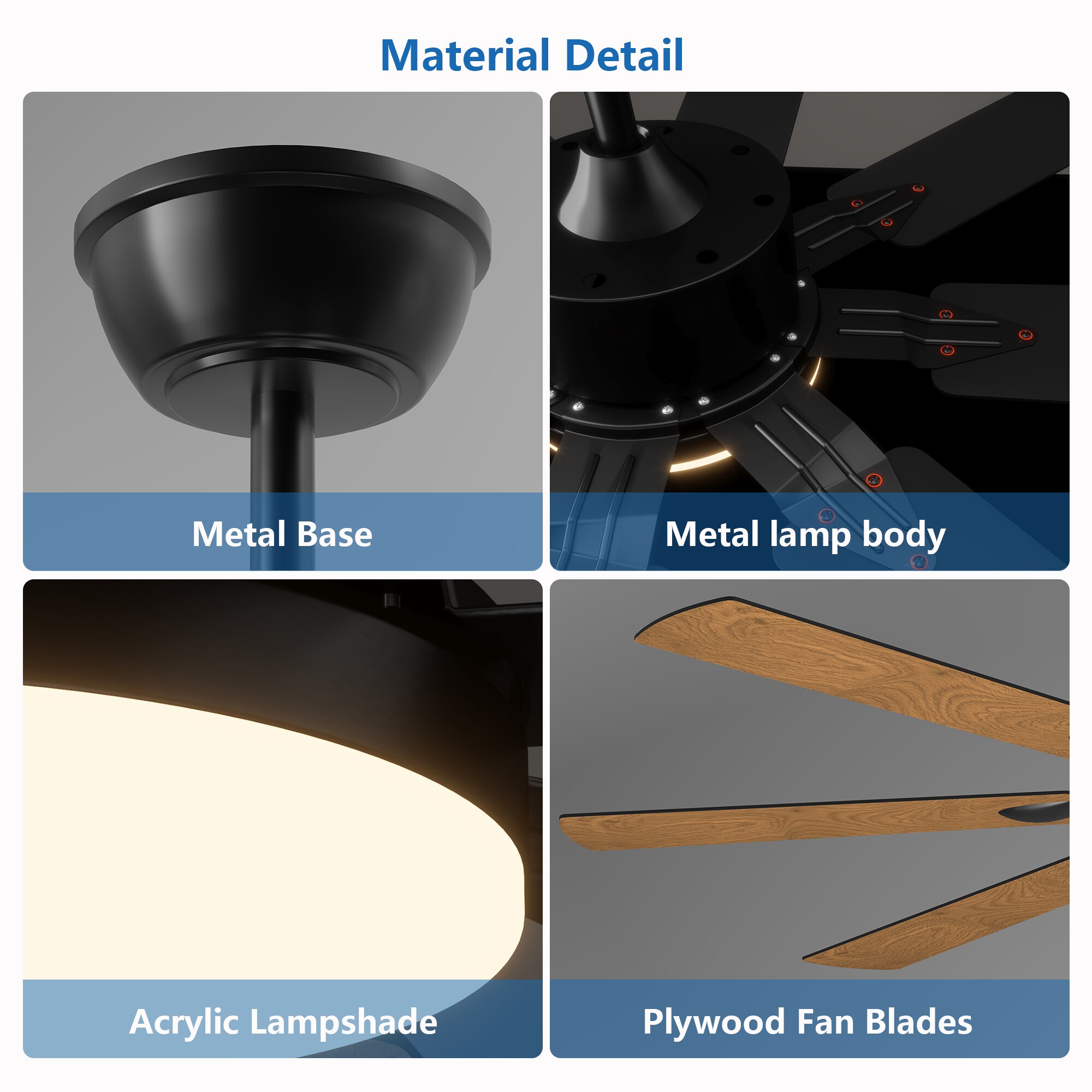 LUCKY ONE LO-LC343873P Ceiling-Fans - View #5