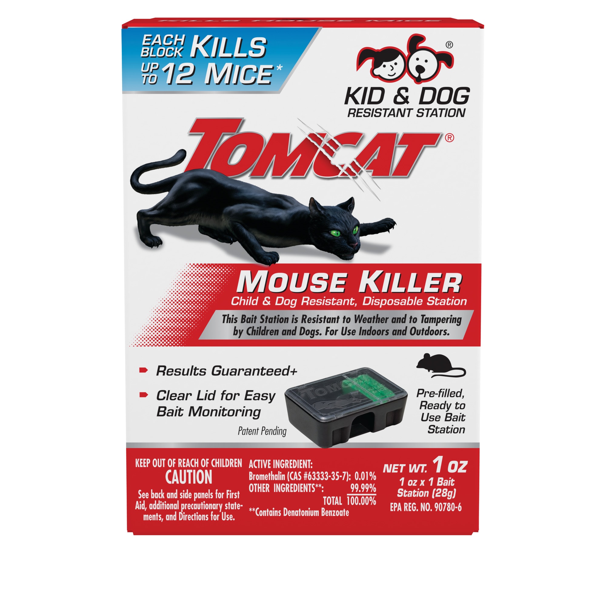 0 Kat Sense Mouse Bait Station, Rodent Box To Secure Mice Poison