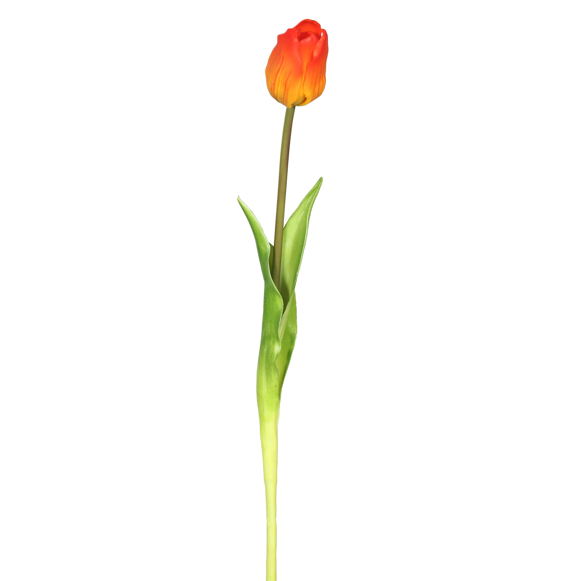 Vickerman FA175303 19-Inches Orange Indoor Desktop Tulips Artificial flower