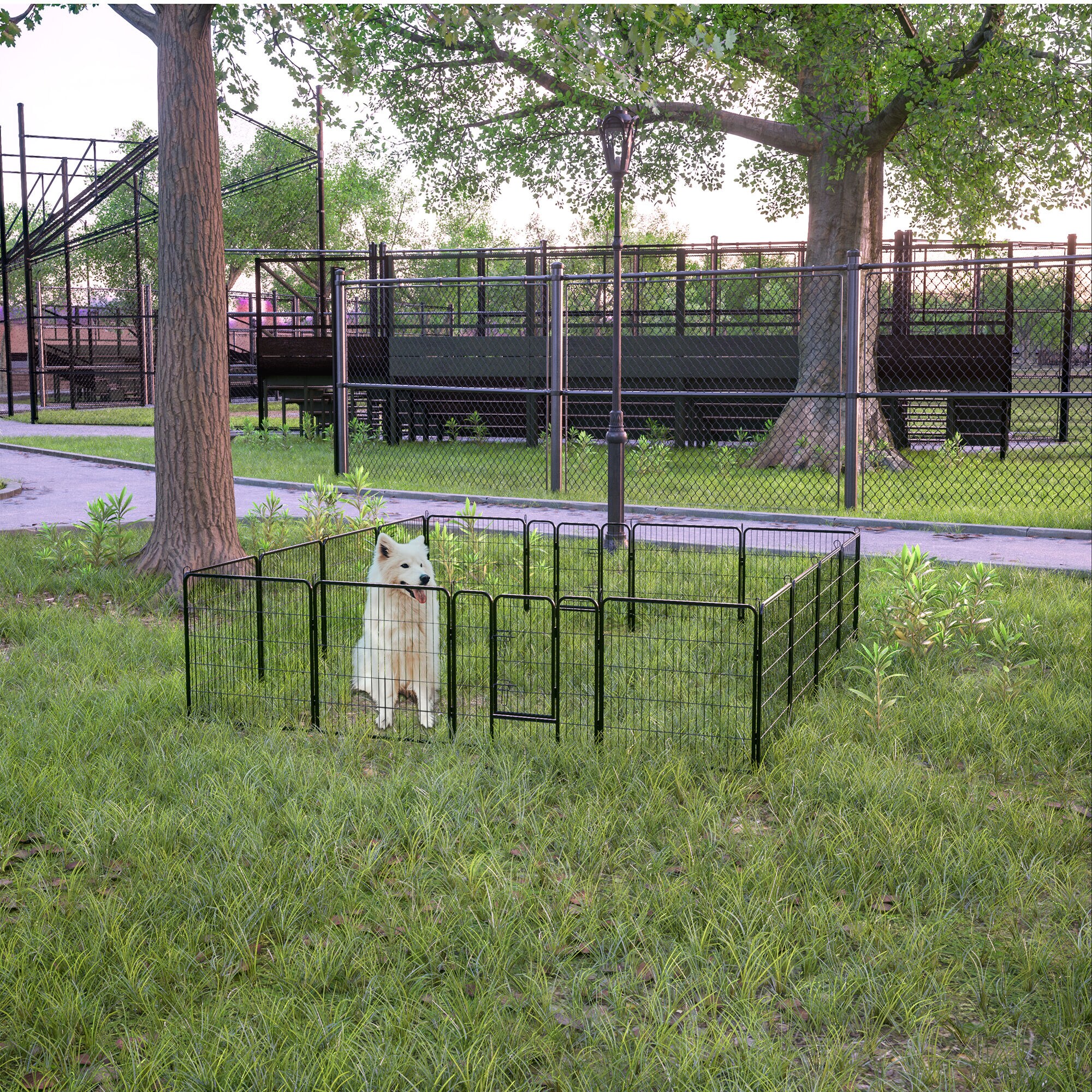Kahomvis AOSM-QPW2-803 Dog-Pens - View #7