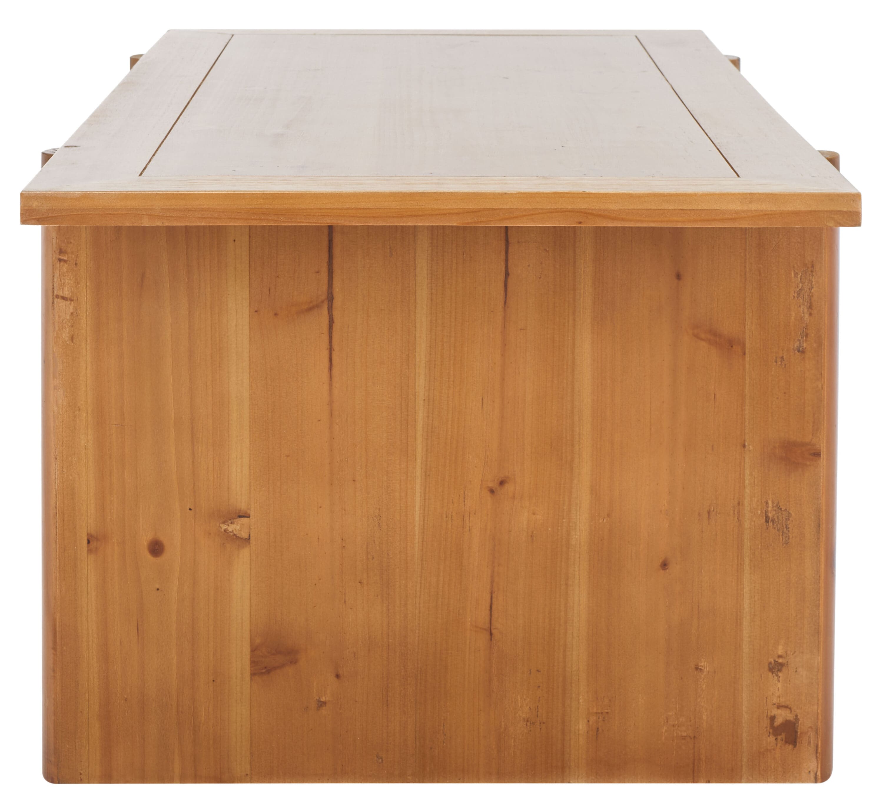 Truman Brown Rectangular Wood Cocktail Table with Storage