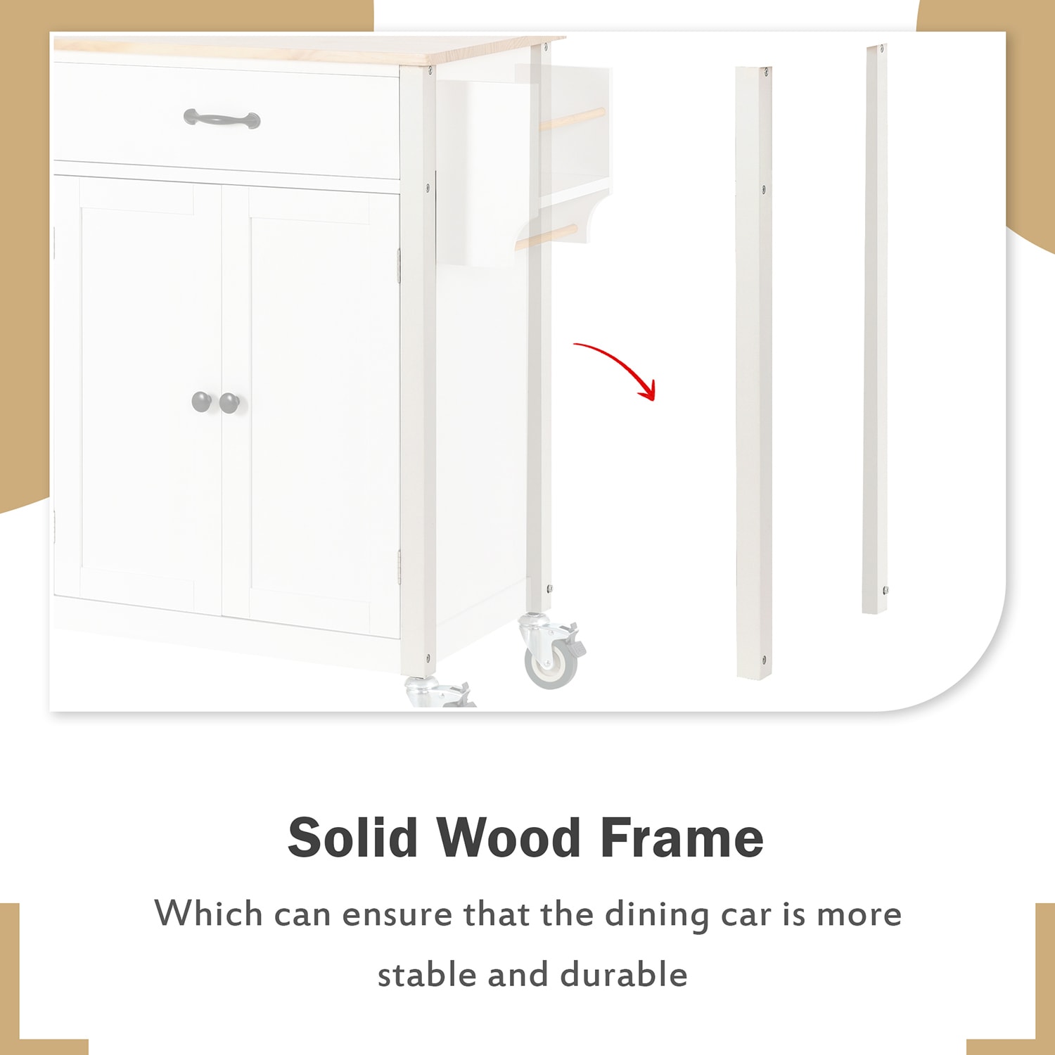 SINOFURN SYB260004WT Kitchen-Furniture - View #4