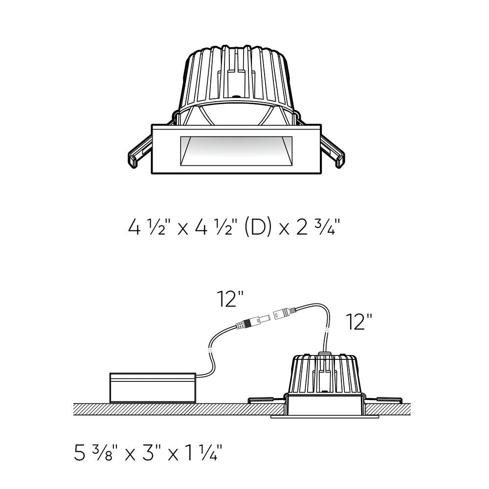 DALS Lighting RGR4SQ-3K-SN Led-Retrofit-Downlight - View #3