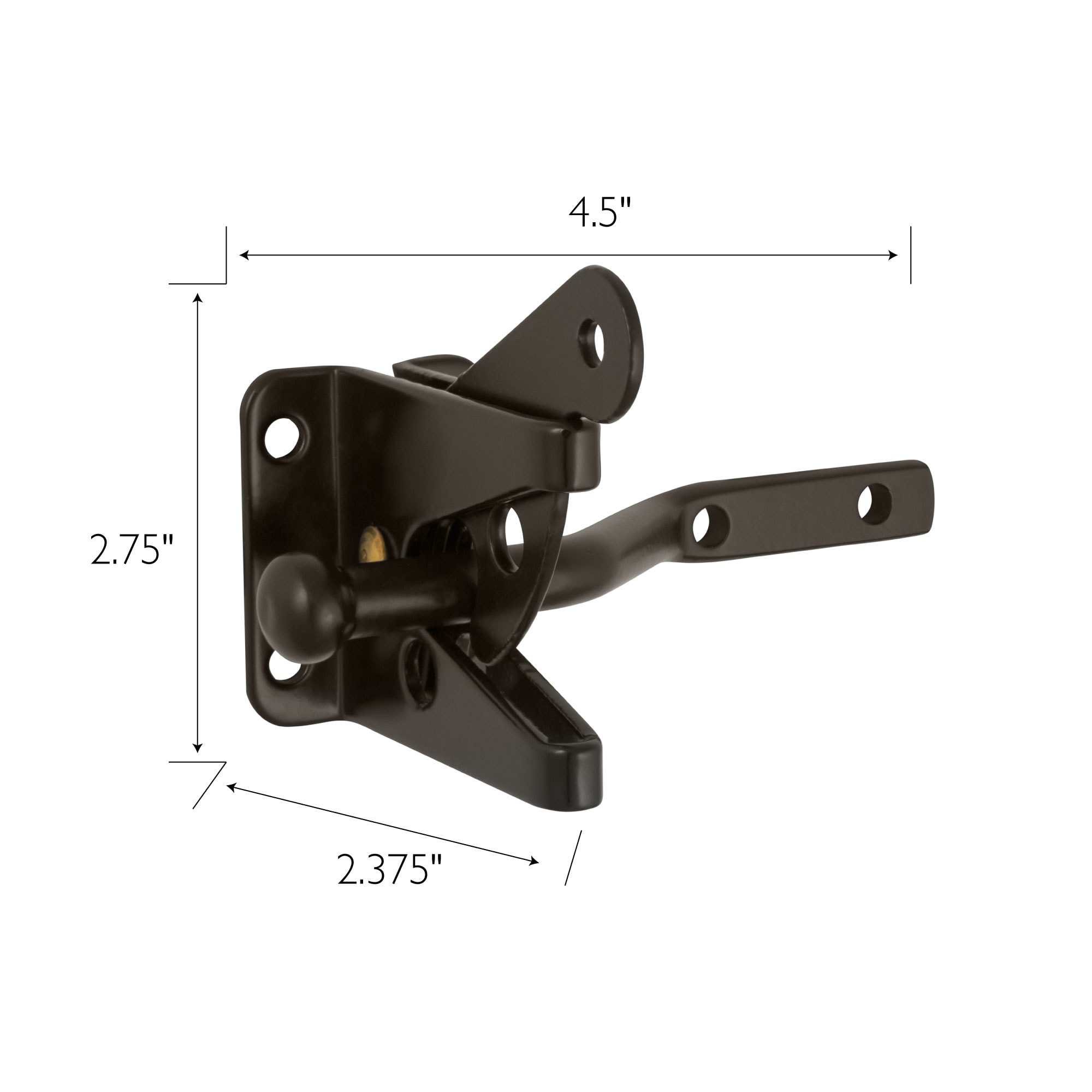Design House 189407-ORB Gate-Hardware - View #3