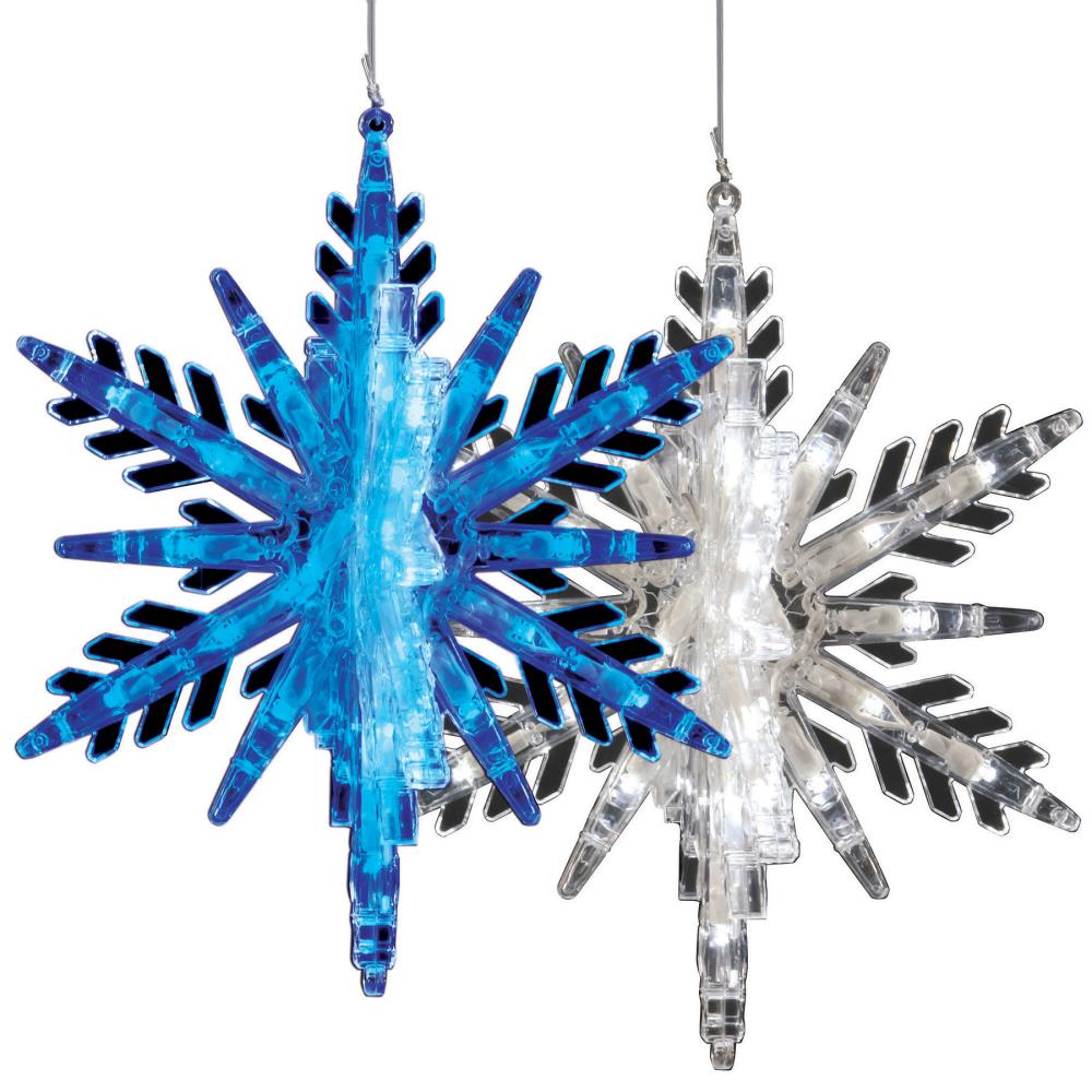 ge 48 led color changing snowflake