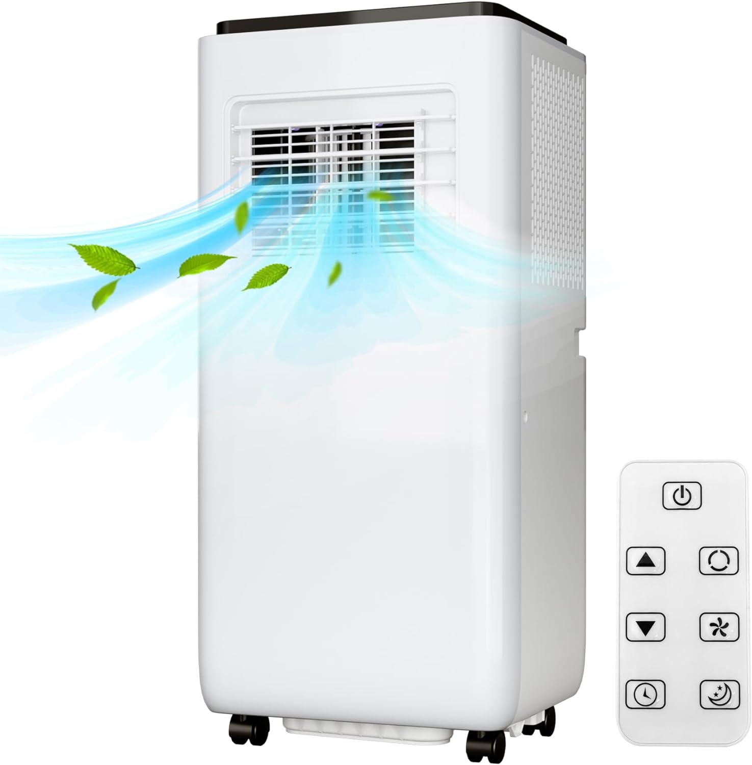 Garvee PHO-10GP3BBX 6500 BTU DOE 115-Volt Vented Medium Room Portable Air Conditioner Remote Included