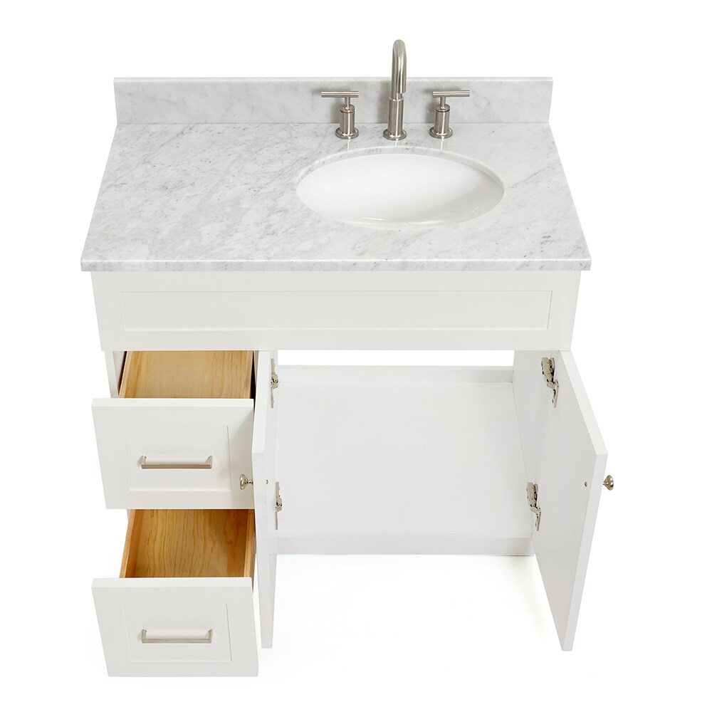 ARIEL F037SRCW2OVOWHT Bath-Vanity-Combo - View #6