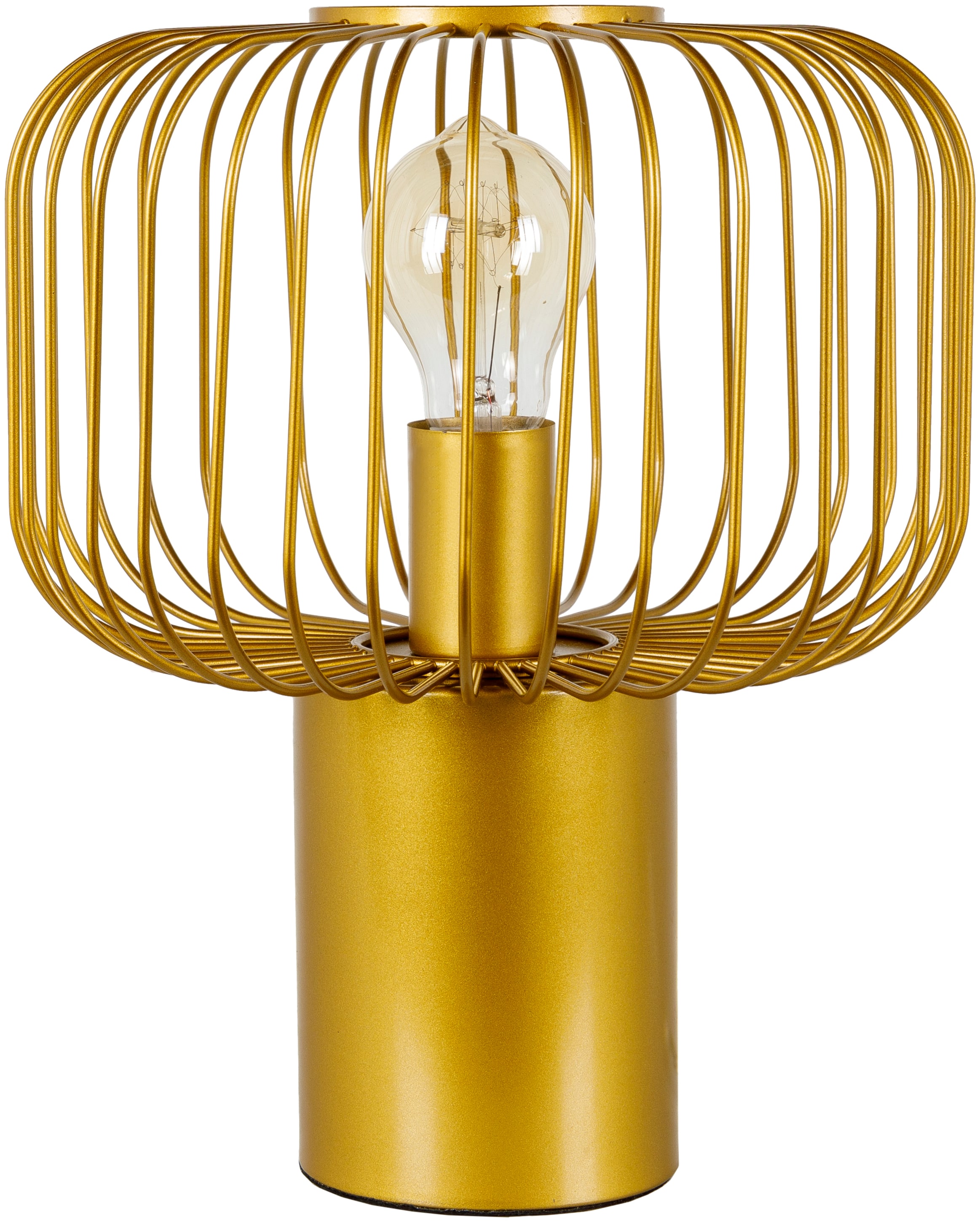 Livabliss AUX-003 Auxvasse 10-in Gold Table Lamp with Metal Shade