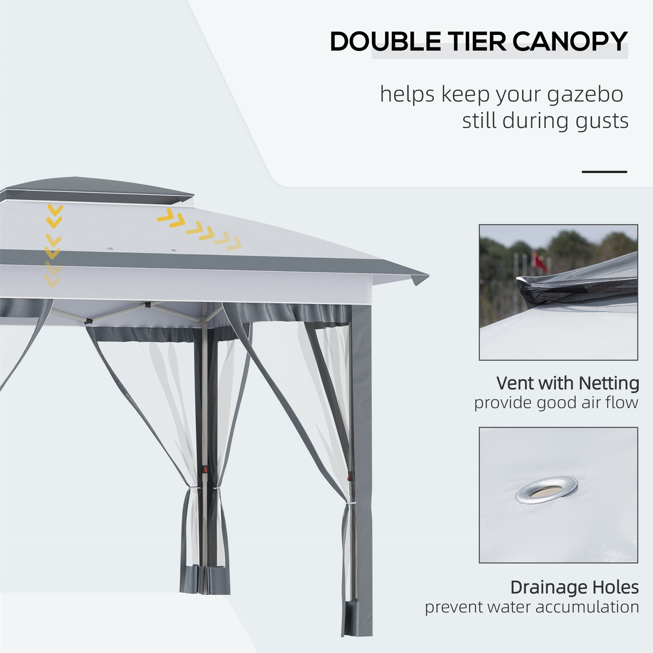 Damerin Z-GA02 Wood-Resin-Gazebos - View #5