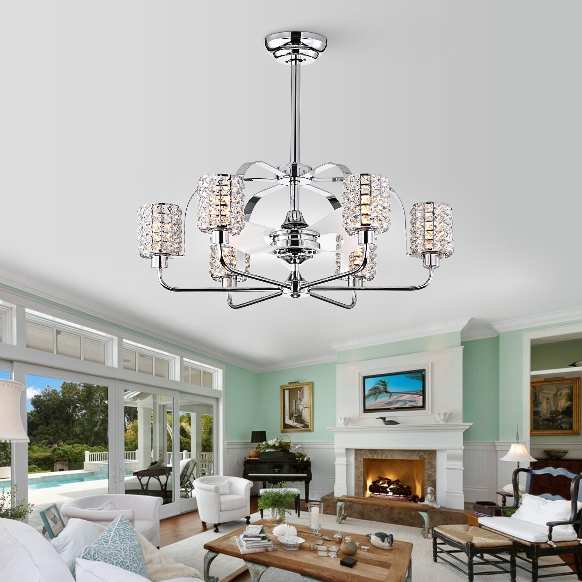 Home Accessories Inc CFL-8482CH Ceiling-Fans - View #4
