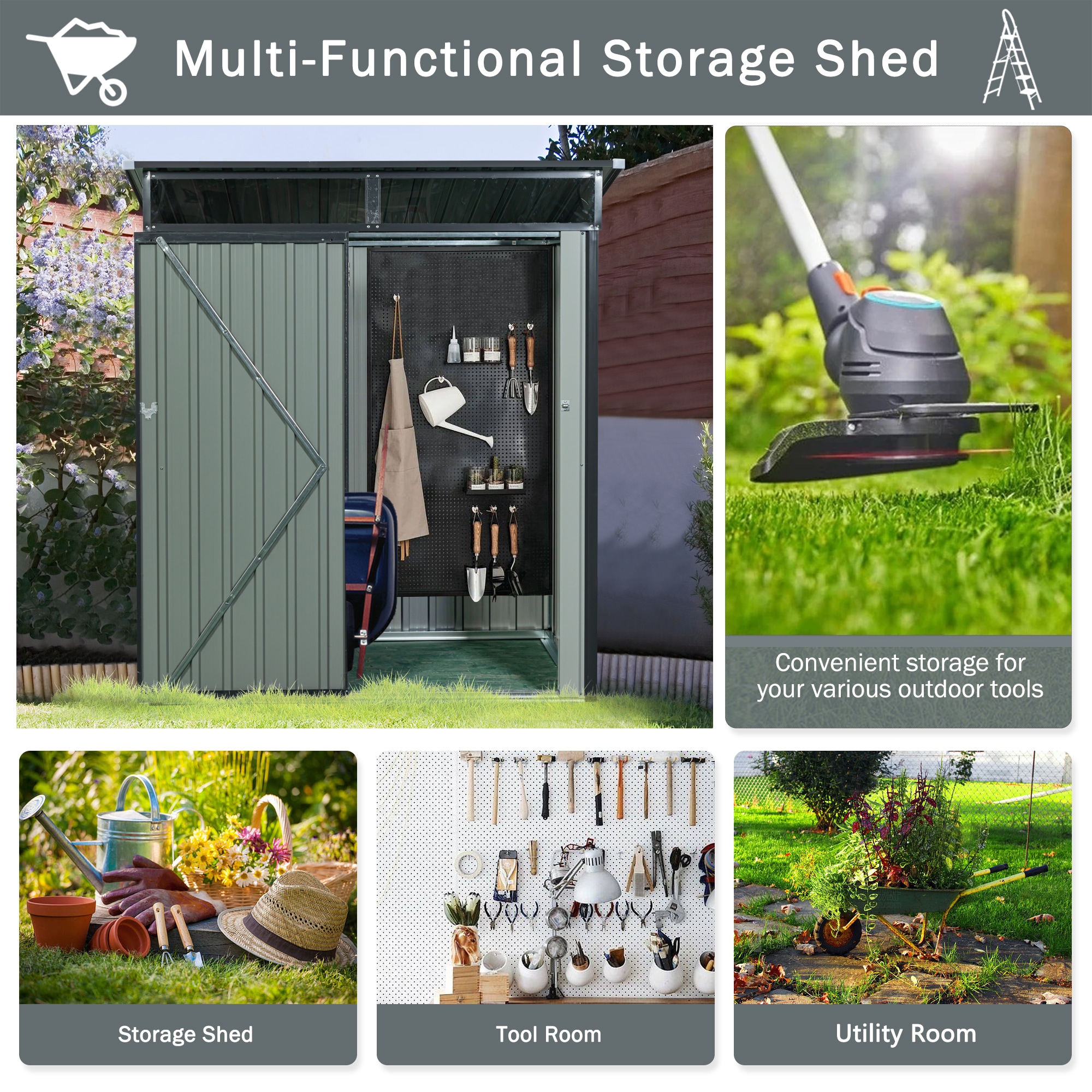 Mondawe MD-W2794-95736 Metal-Storage-Buildings-Sheds - View #3