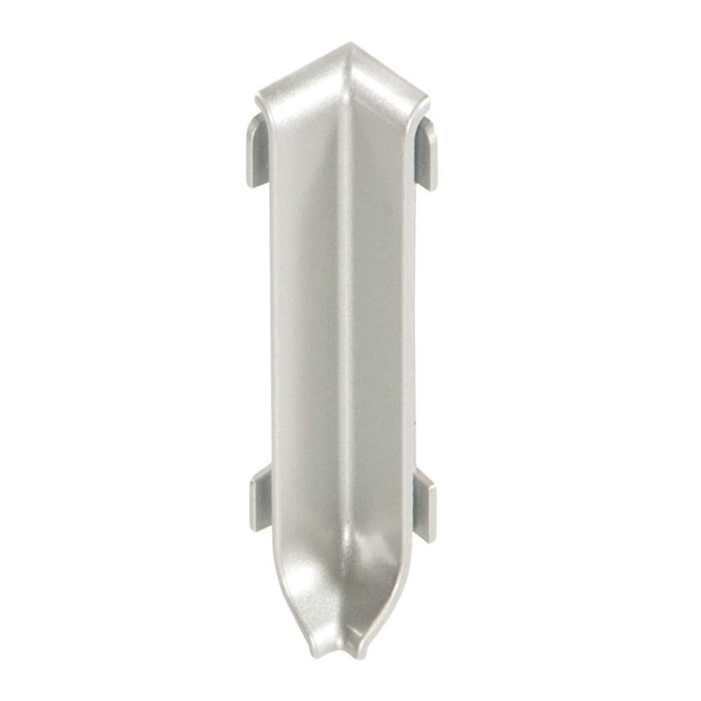 Schluter Systems - Designbase-SL 2.375-in W x 0.5-in L Satin anodized aluminum Inside corner Trim...