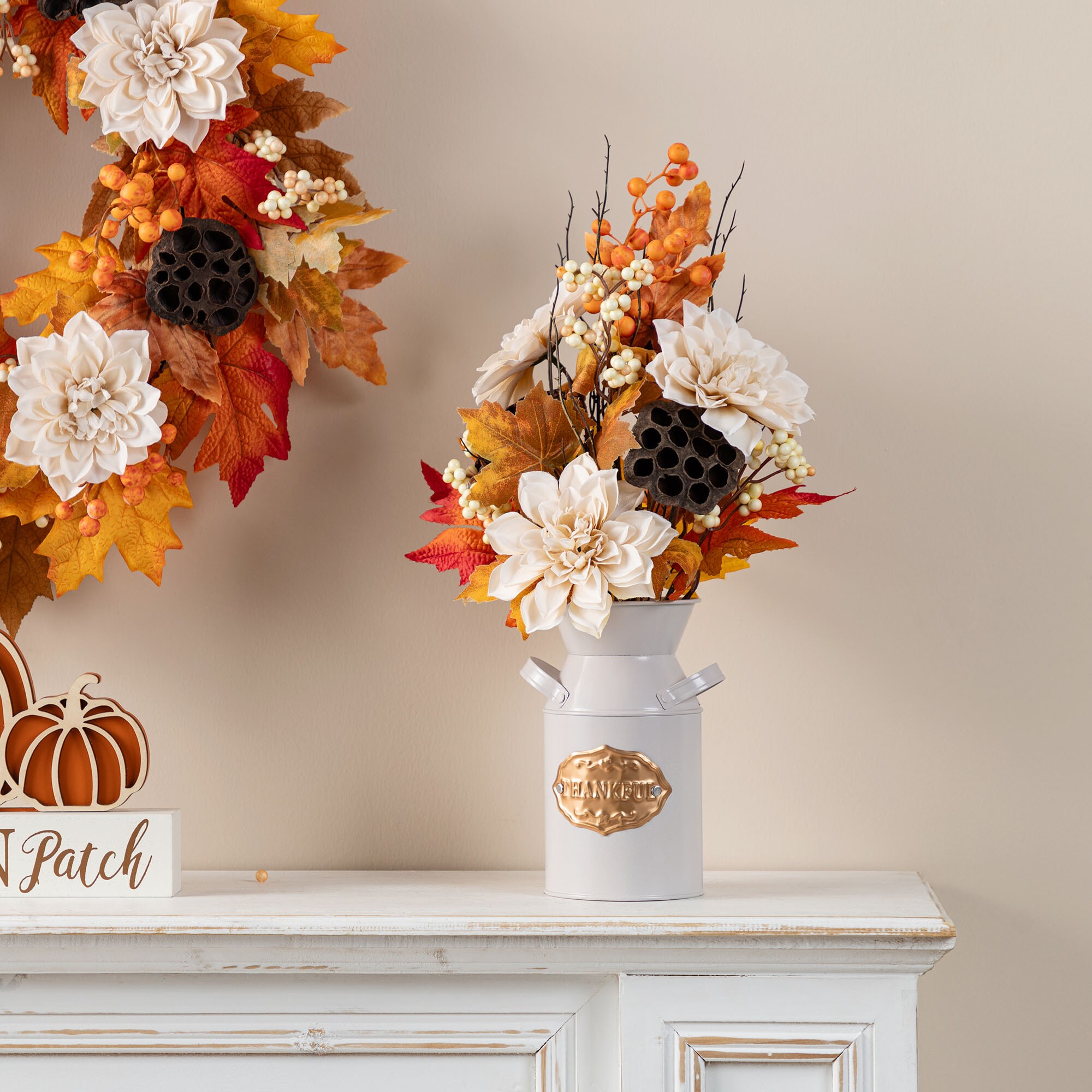 Glitzhome 2019500025 Indoor-Thanksgiving-Decor - View #6