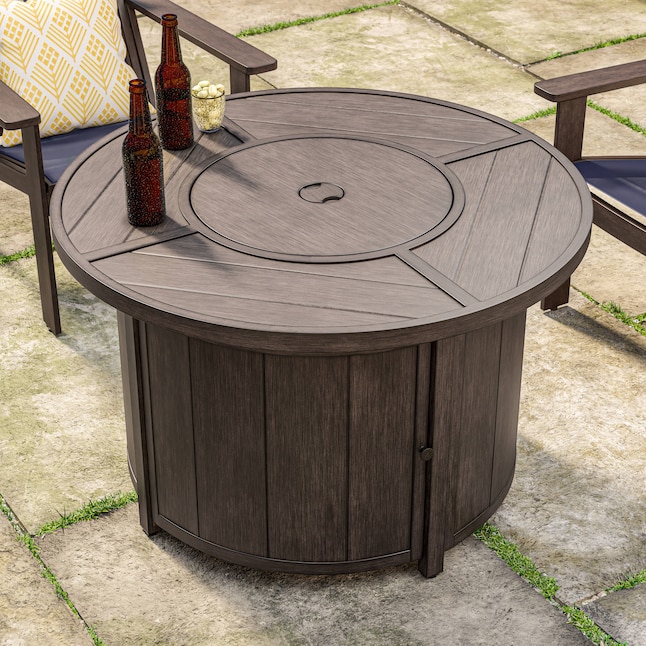 Gas Fire Pits Department At, Outdoor Fire Pit Table Top Cover