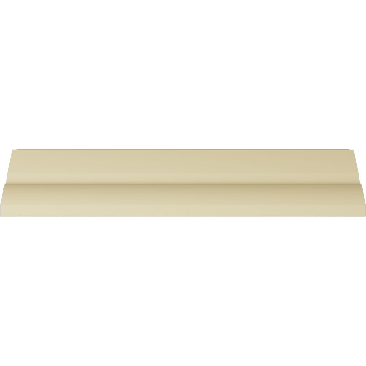 Tirana White Polyurethane Decorative Crown Moulding 94.5"