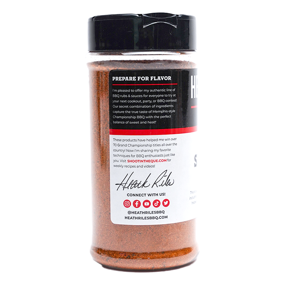 Heath Riles BBQ Apple Rub Seasoning, Champion Pitmaster Recipe