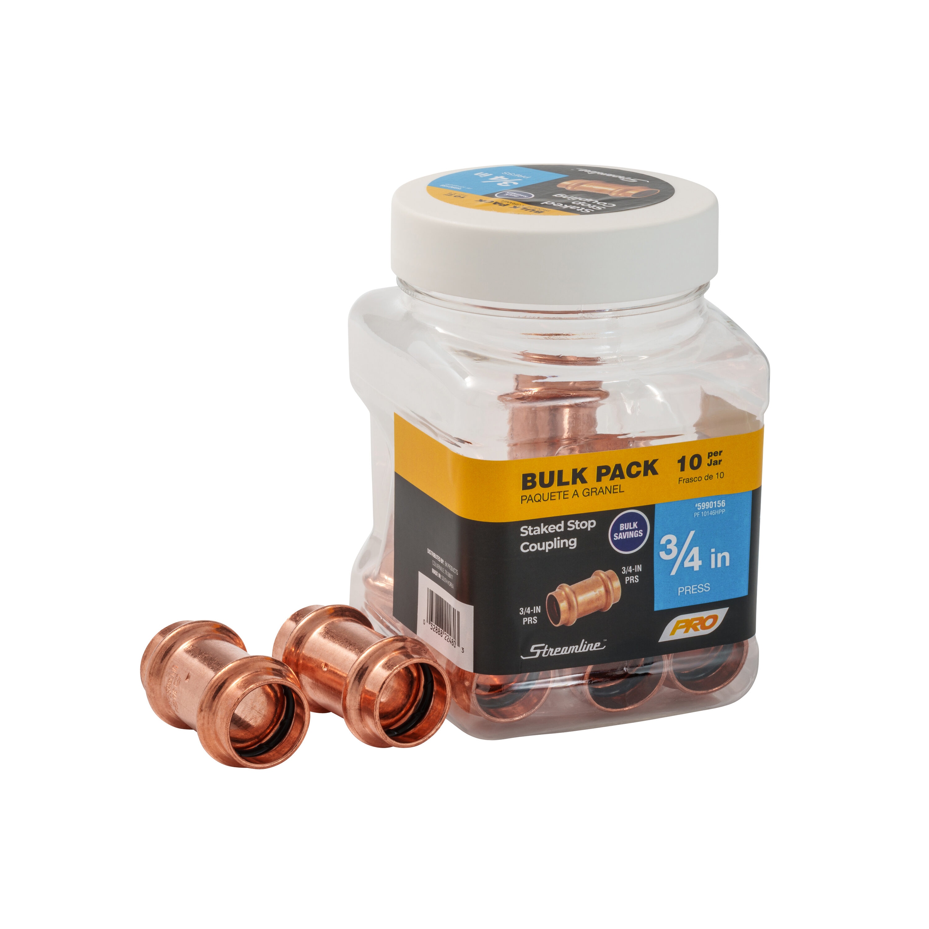 Streamline PF 10146HPP 3/4-in Coupling- 10 Pack Jar