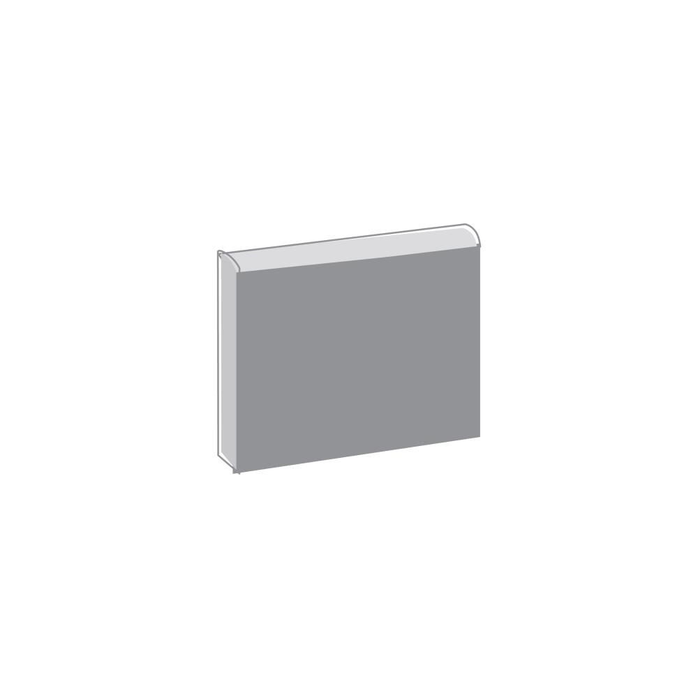 Emser F14CHOIBO0202CBM CHOICE Bone Ceramic Bullnose Corner Tile (2-in x 2-in)