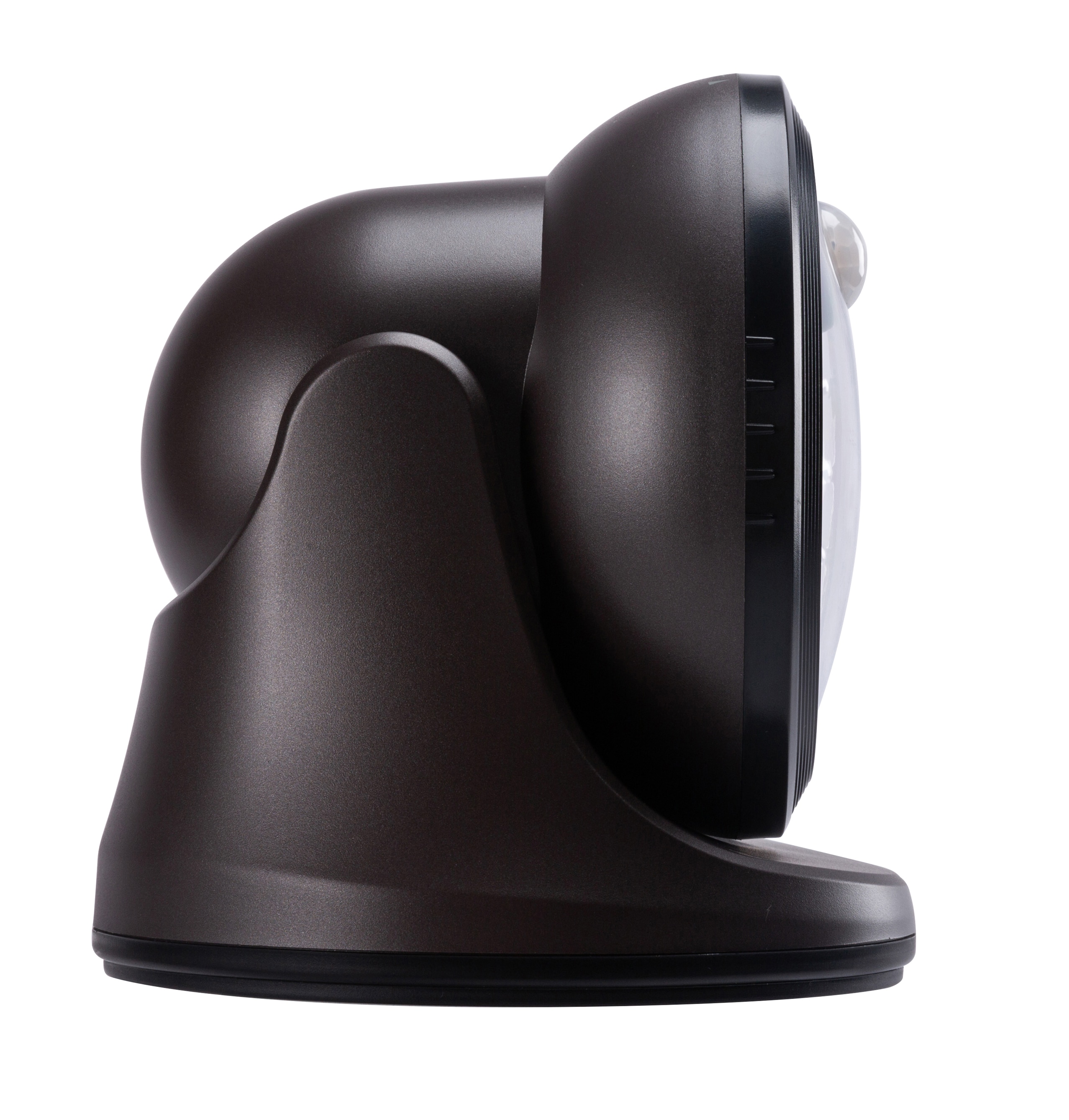Fulcrum Bronze Motion-Sensing LED Porch Light with Clear Lens