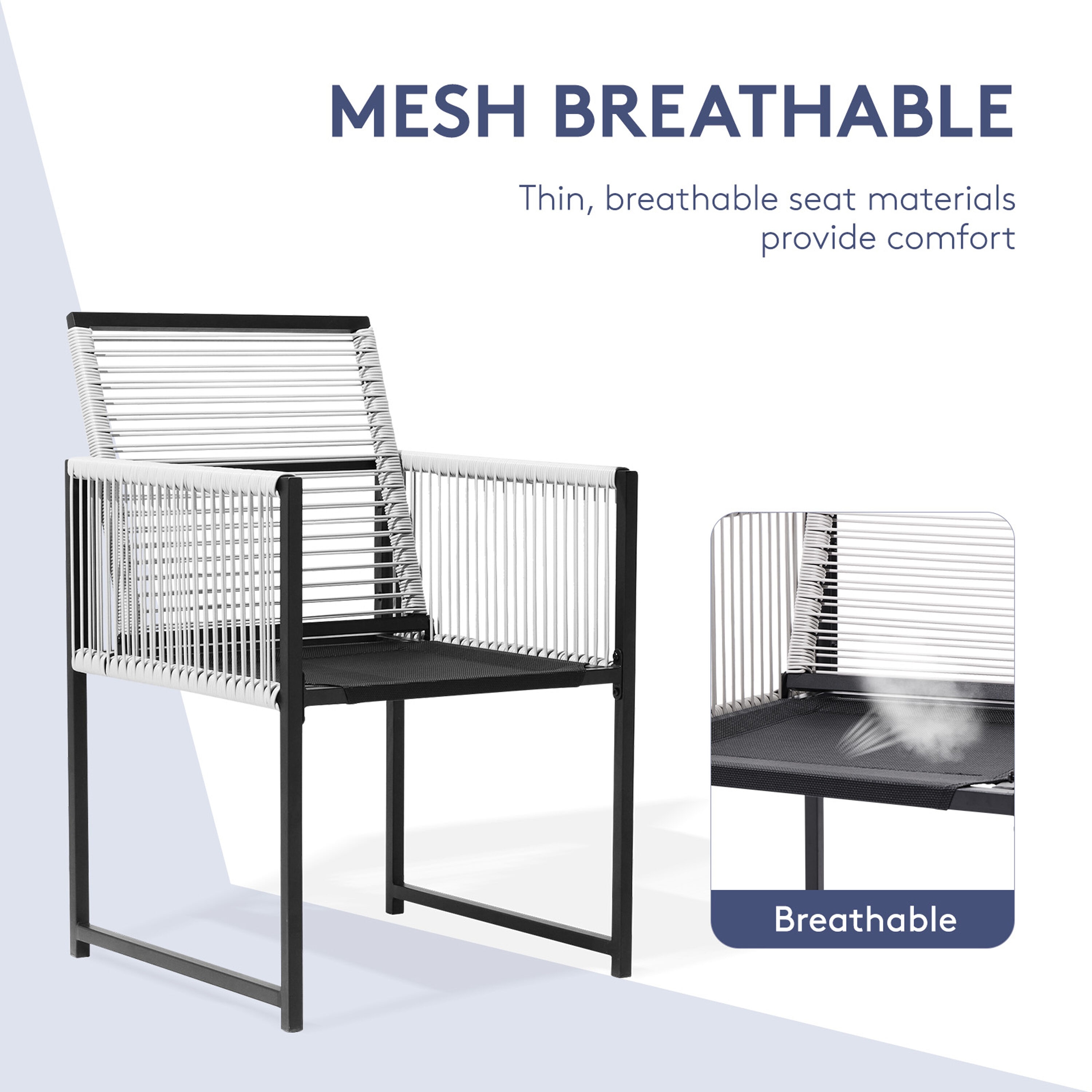 JEAREY TSLZHTJ-BK Patio-Dining-Sets - View #3