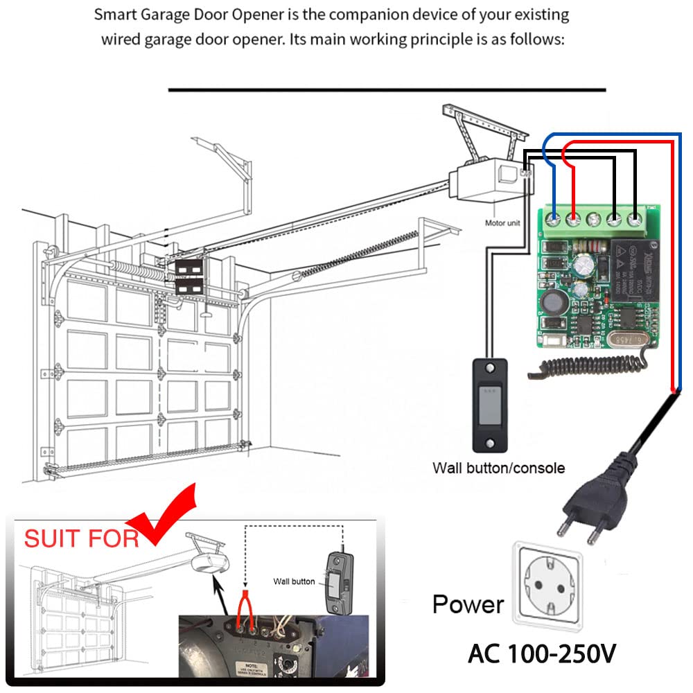 Anqtovp LAN0720N118 Garage-Door-Opener-Remotes - View #3