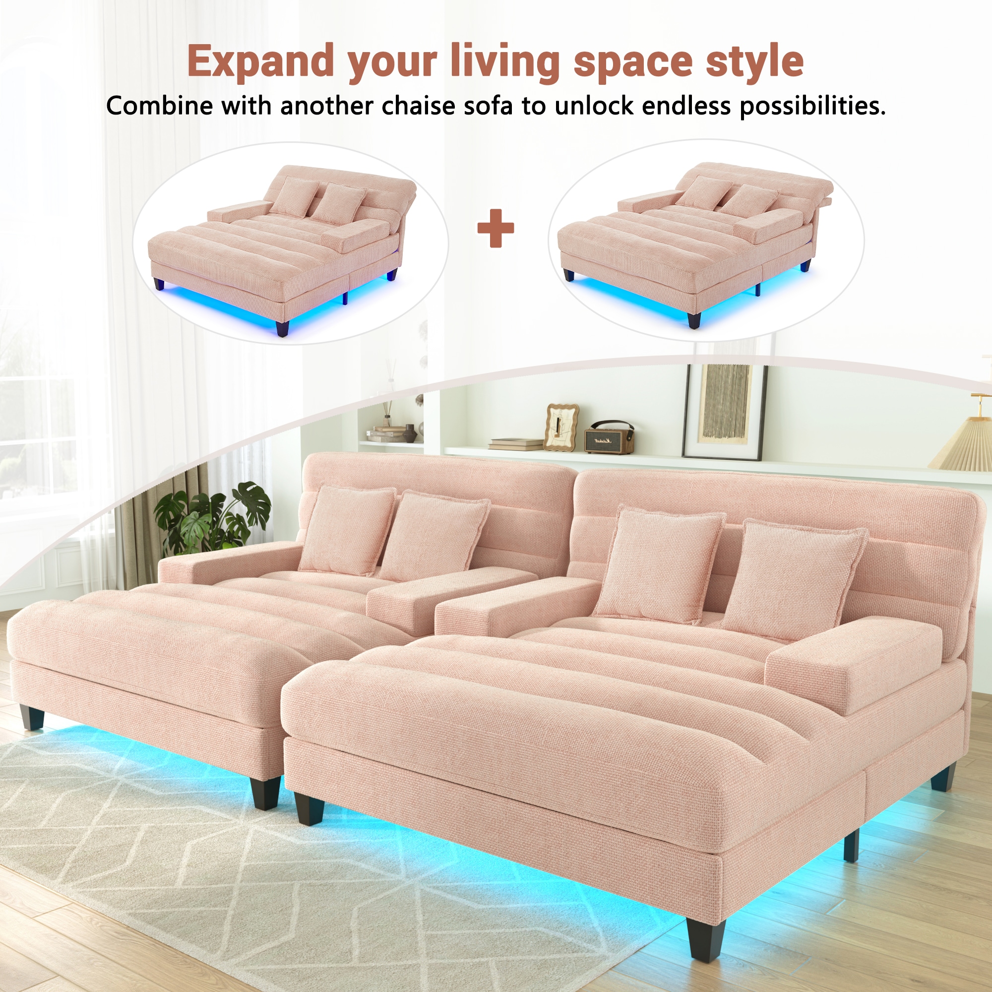 ModernLuxe L3P-N719P330968P Sofas-Loveseats - View #6