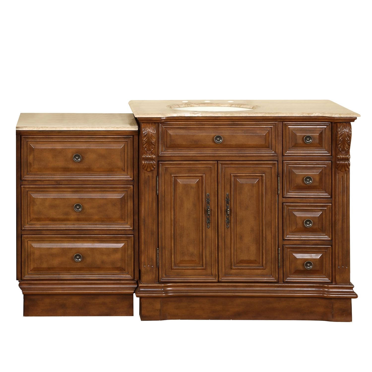 Silkroad Exclusive HYP-0904-T-UIC-58-L Bath-Vanity-Combo - View #7