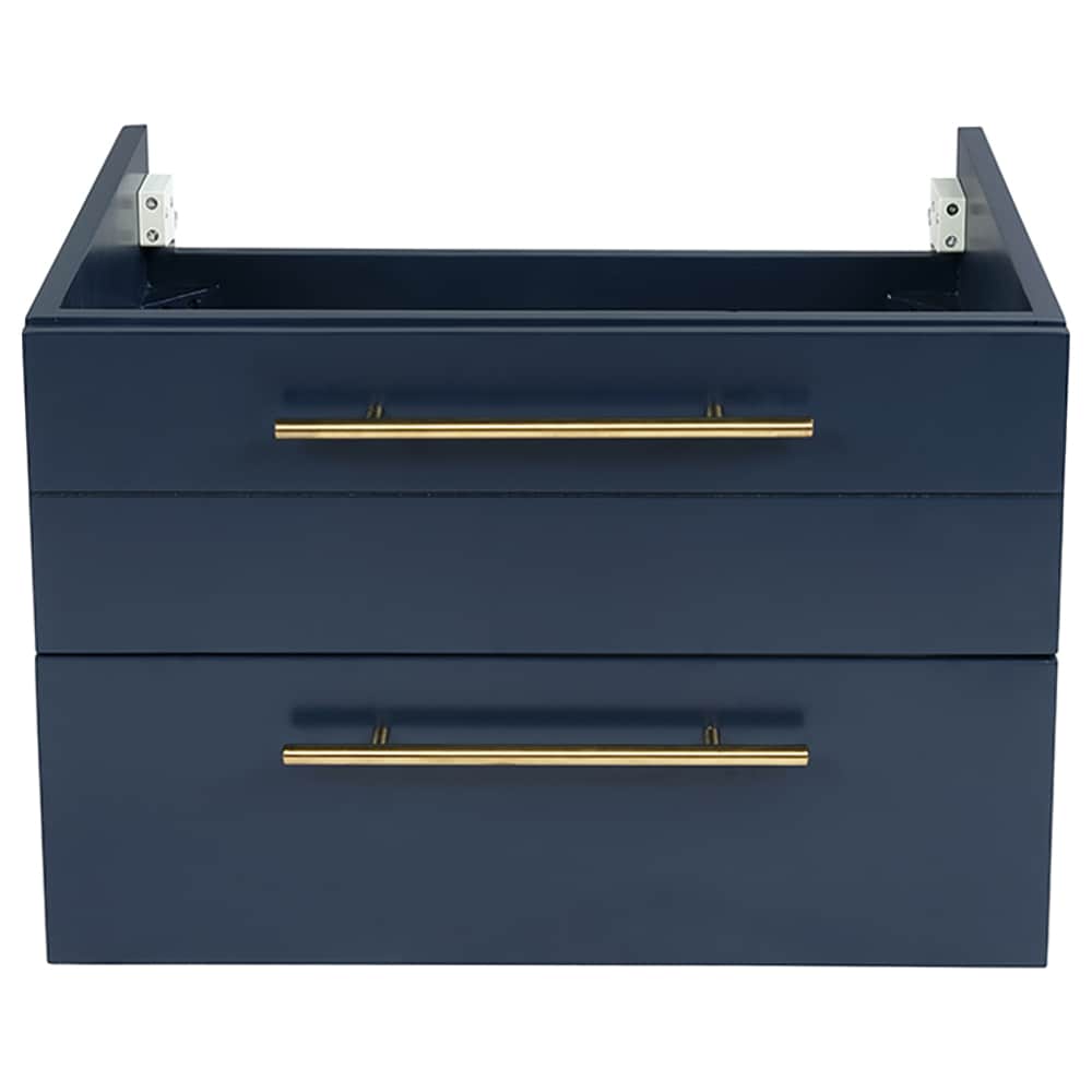 Fresca FCB6124RBL-UNS Lucera 24-in Royal Blue Floating Bathroom Vanity Base Cabinet without Top