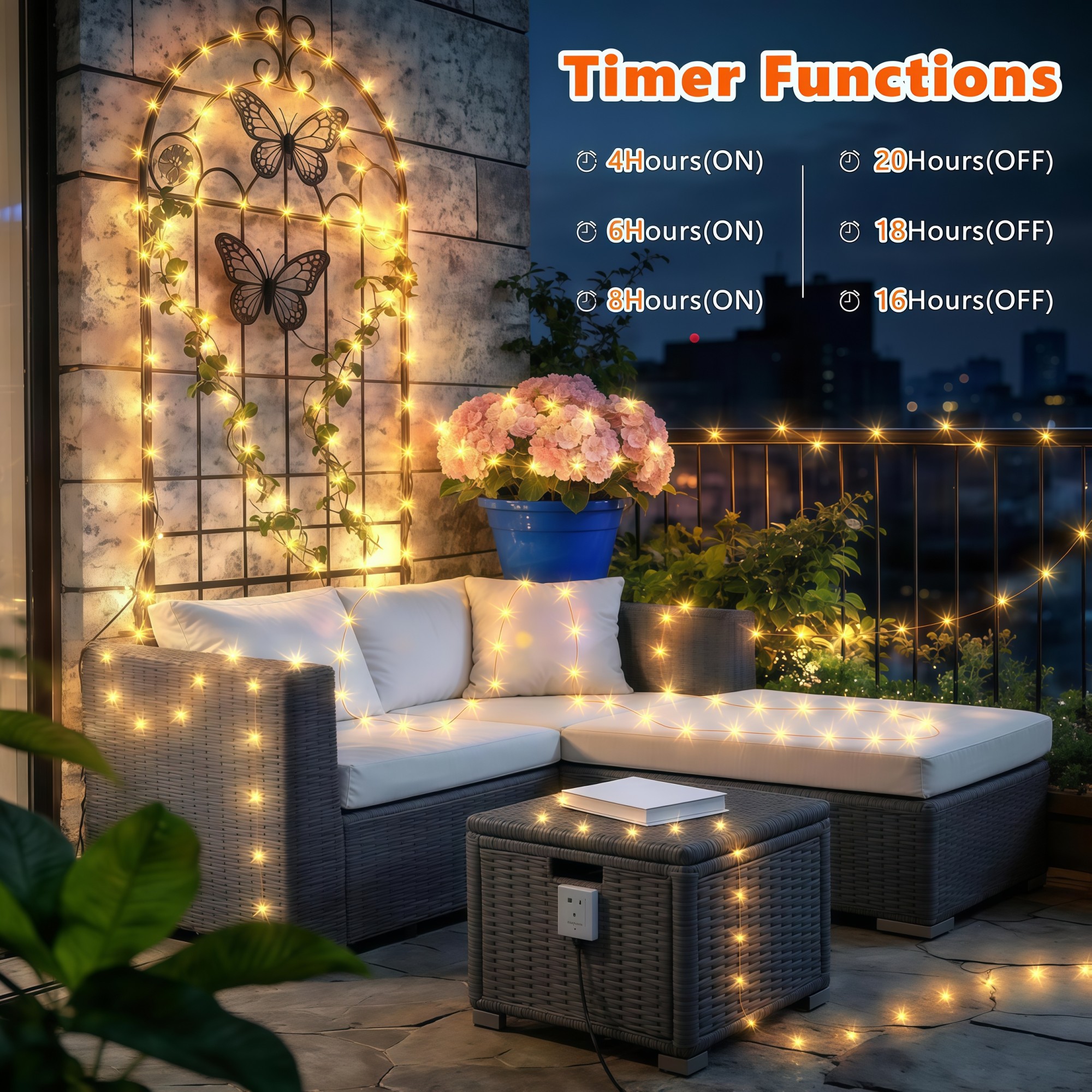 Numhew NHWILL08865 Patio-String-Lights - View #3