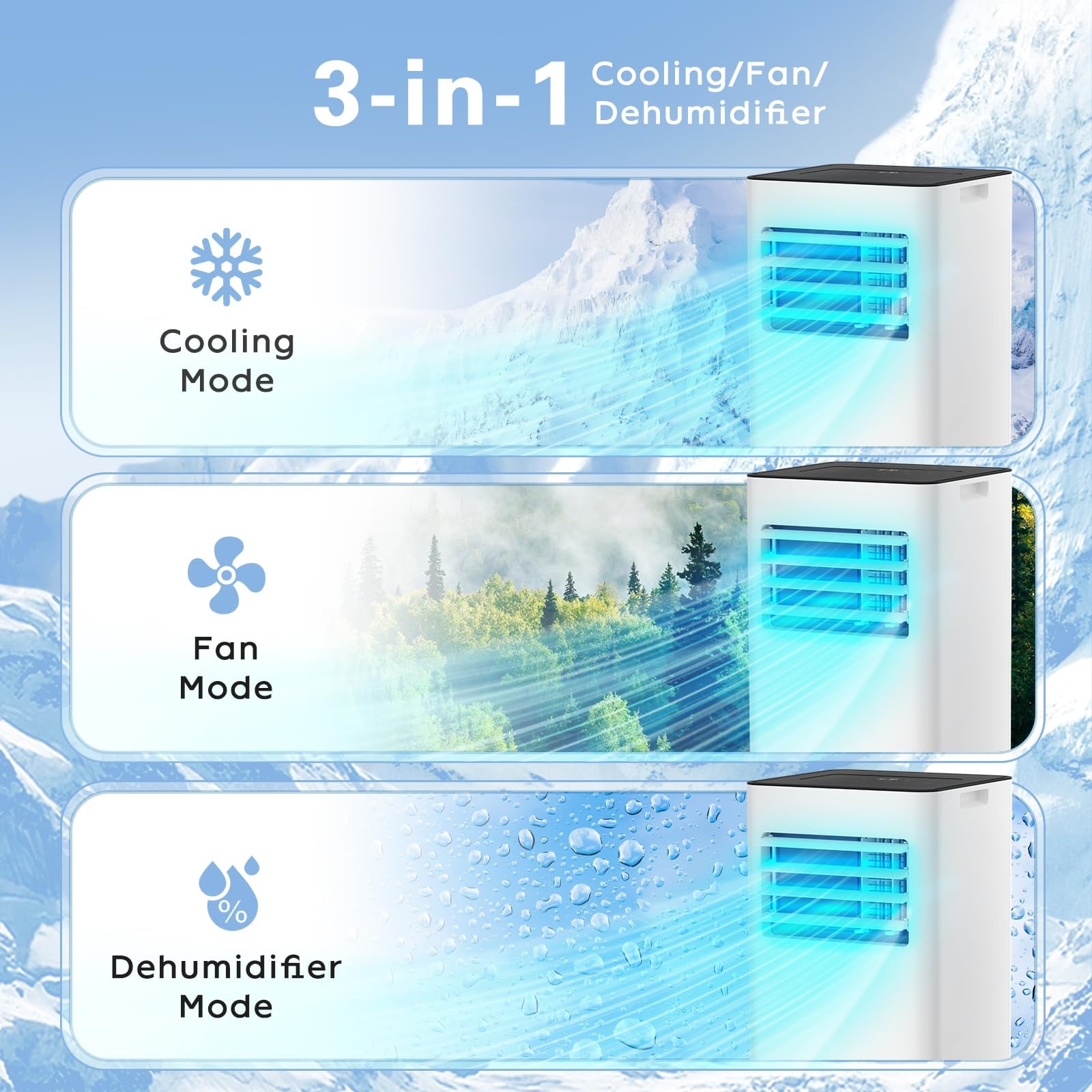 Antarctic Star ASSC-A4216A-8K Portable-Air-Conditioners - View #5