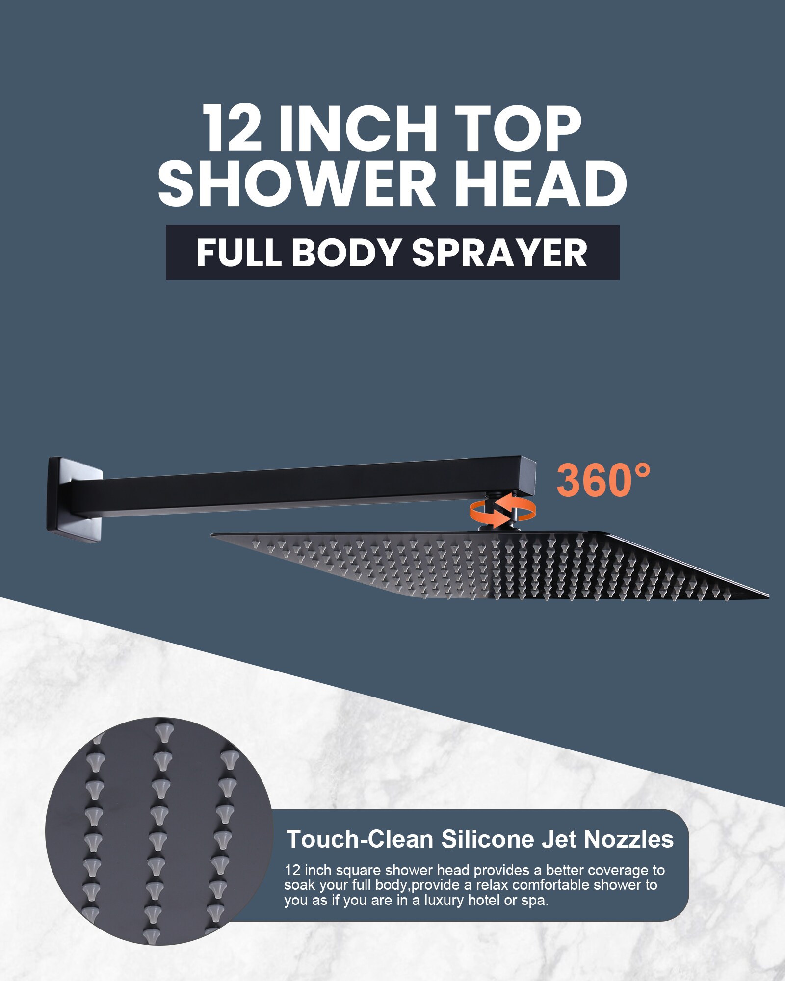 WOWOW 3091700D-12 Showerhead-Bar-Panels - View #4