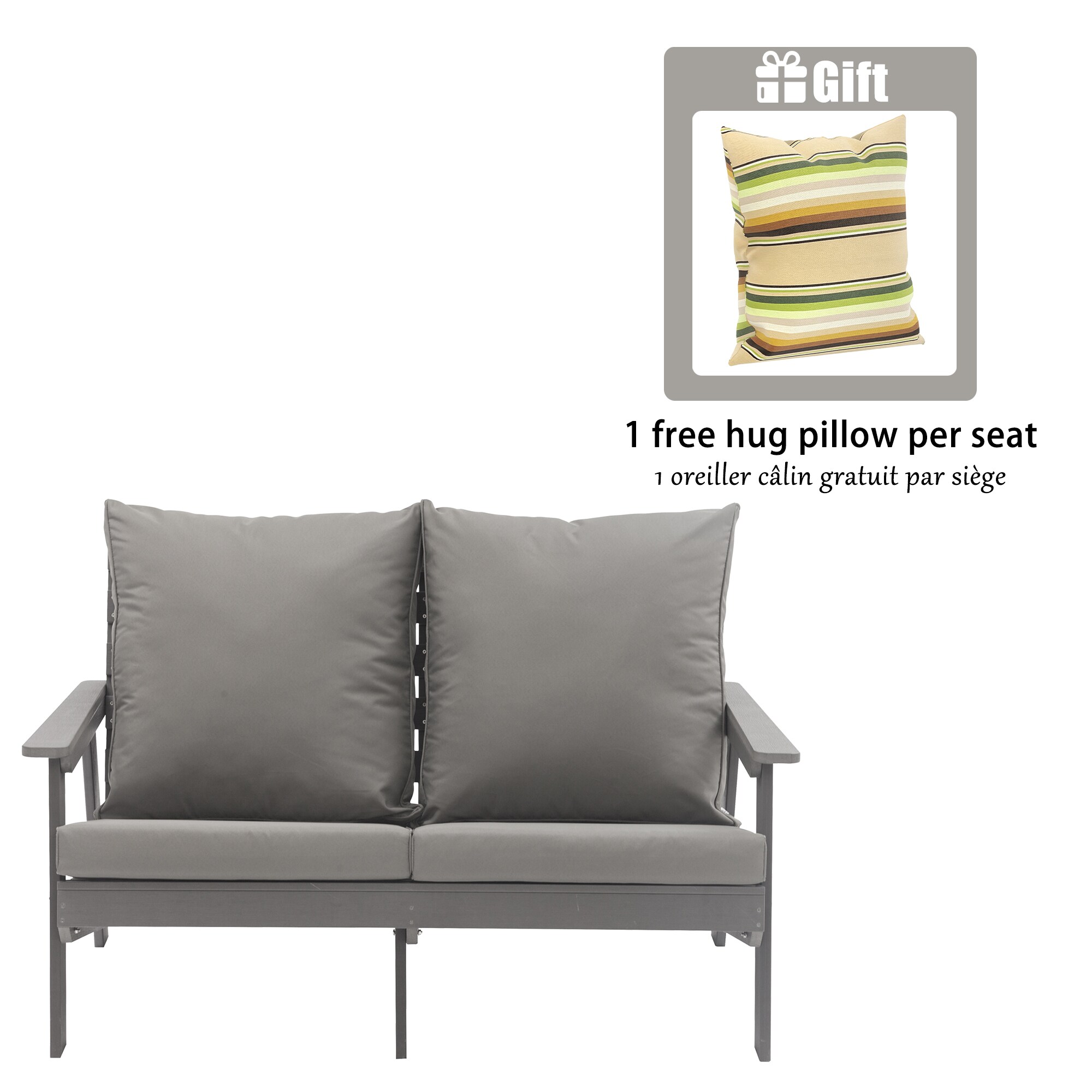 Mondawe MA-GCS039BW Patio-Sofas-Daybeds - View #6