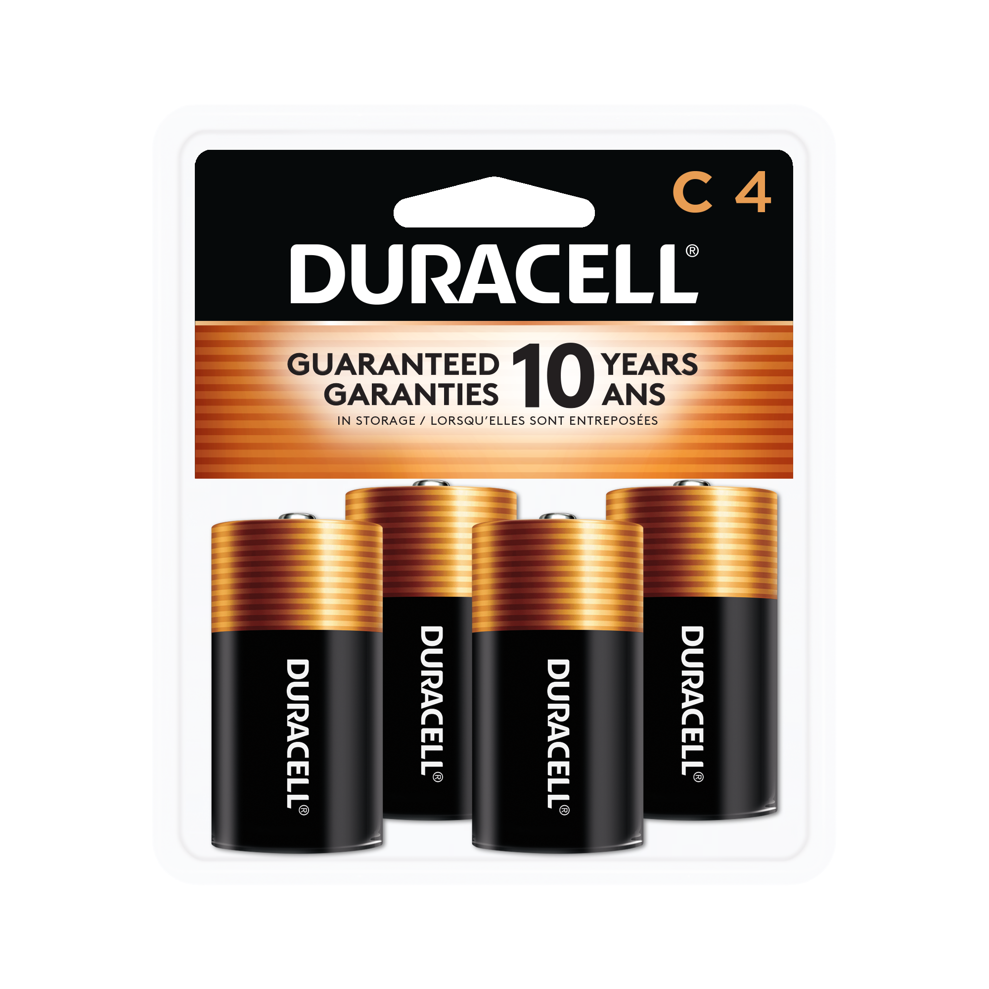 Duracell Coppertop Alkaline C Batteries (4-Pack) the C Batteries department at Lowes.com