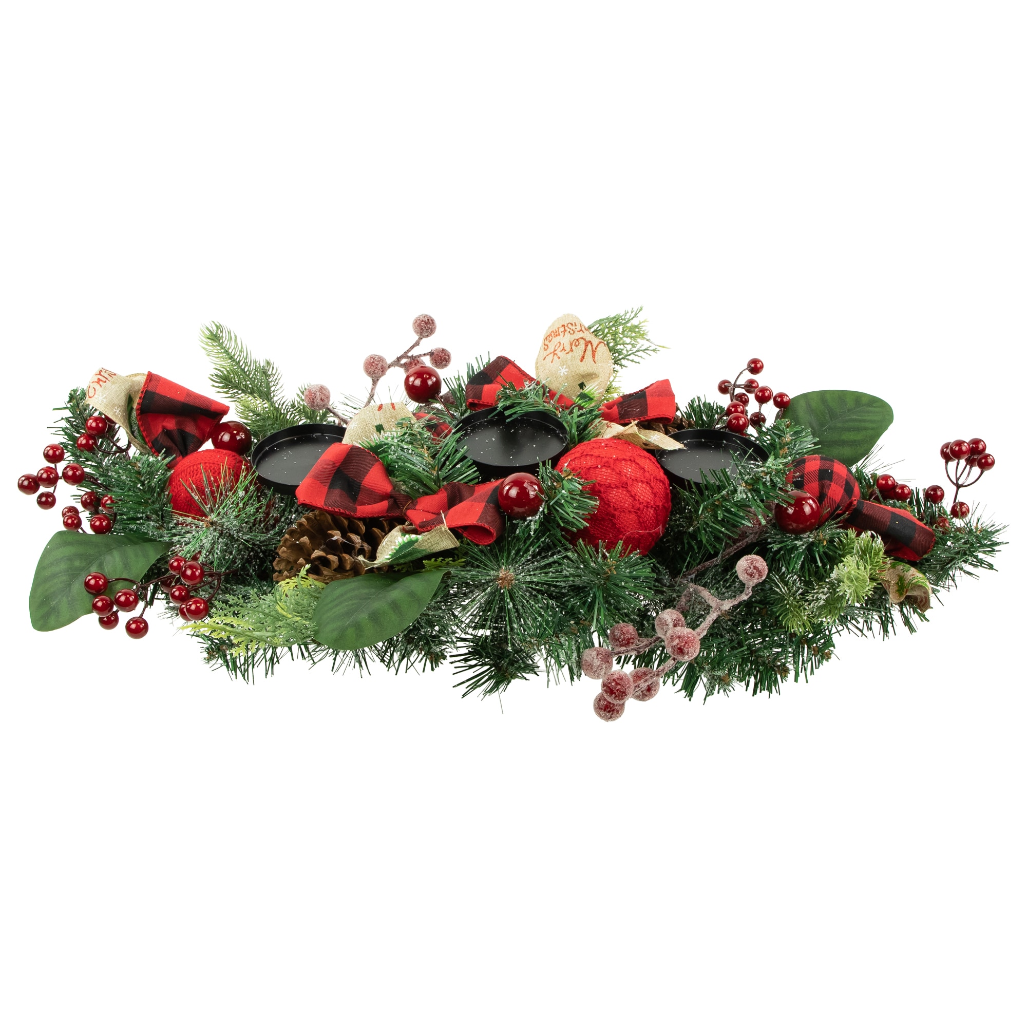 Northlight 35182583 7-in Candle Merry Christmas Christmas Decor
