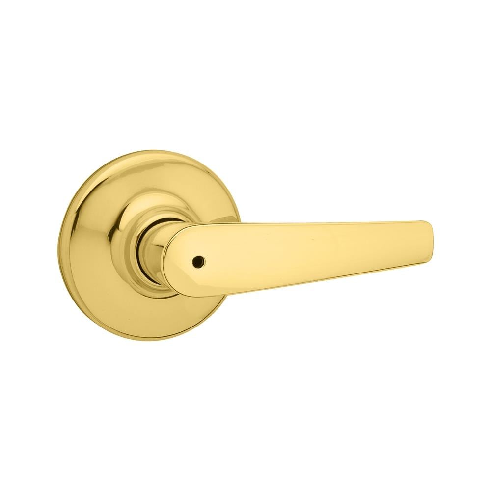 Kwikset Delta Polished Brass Reversible Privacy at Lowes.com