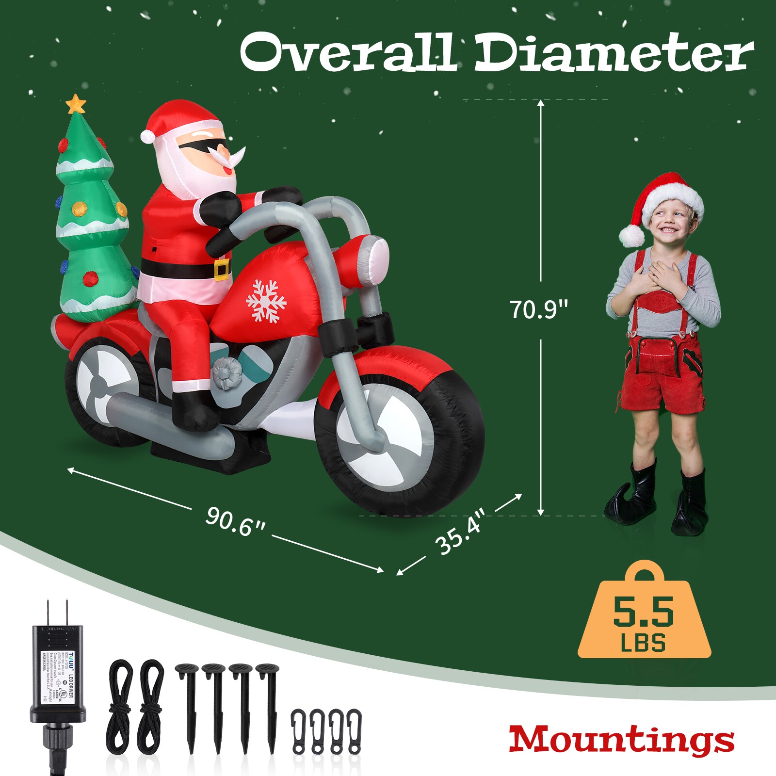 VEELIKE 59550261 Outdoor-Christmas-Decor - View #3