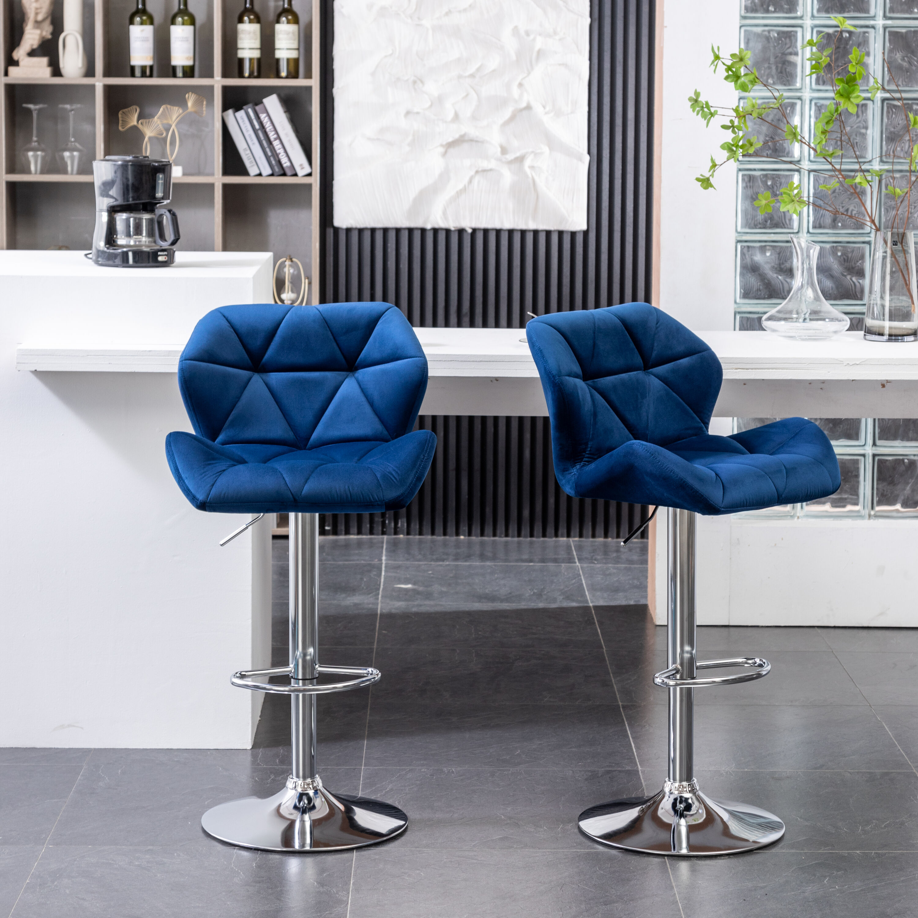 Roundhill Furniture PC191BU stools - View #4