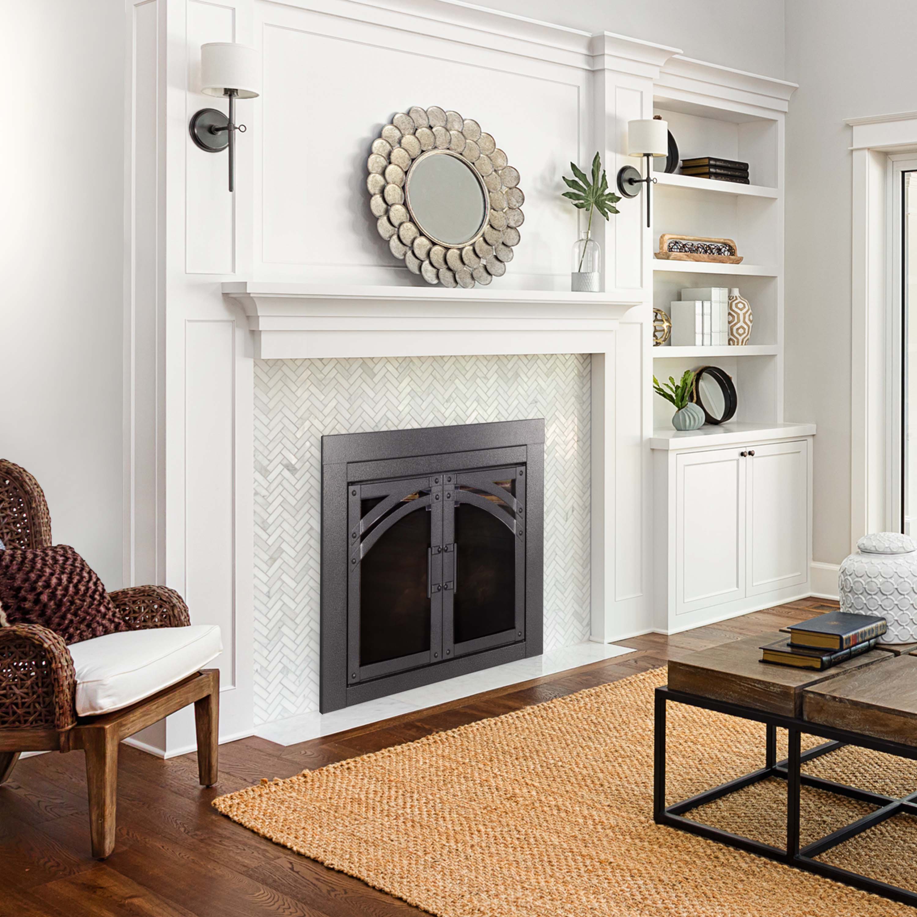 Pleasant Hearth AX-1301 Glass-Fireplace-Doors - View #2